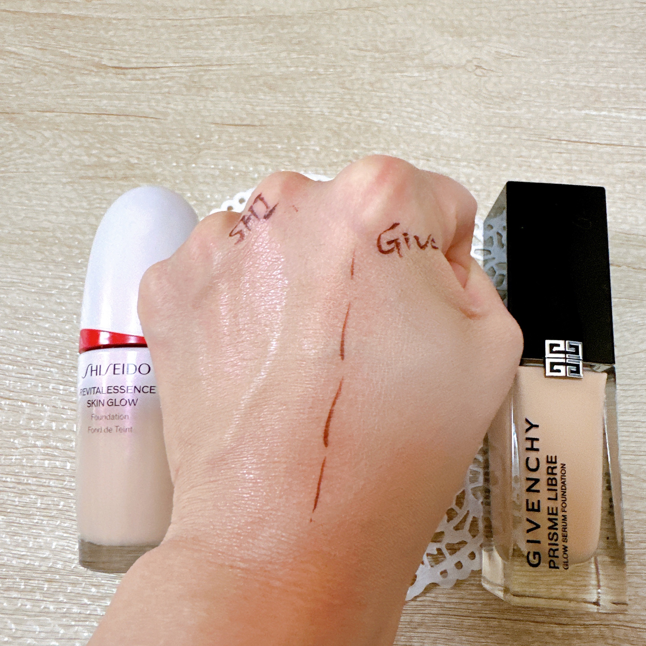 エッセンス スキングロウ ファンデーション/SHISEIDO/リキッドファンデーションを使ったクチコミ（3枚目）