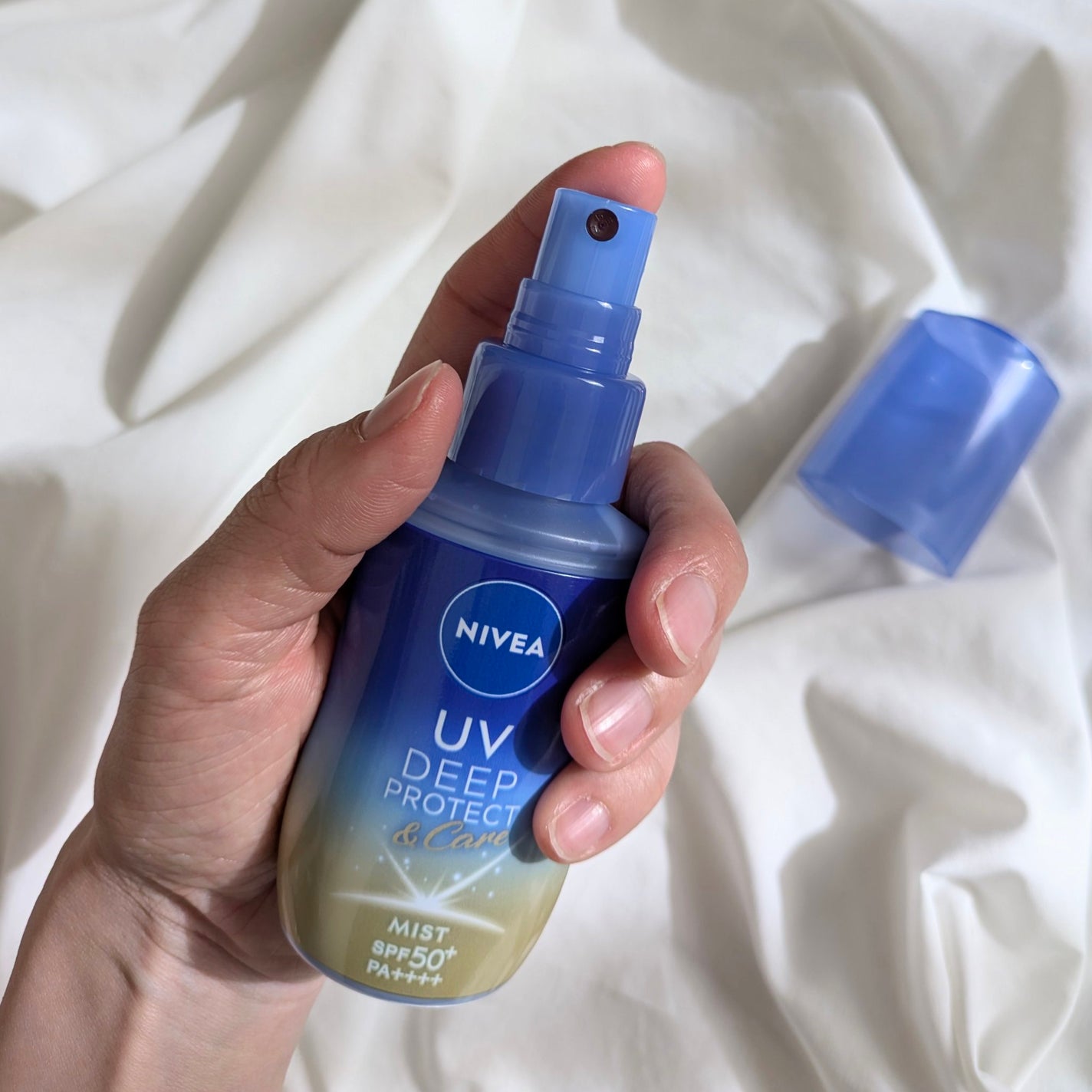ニベアUV ディーププロテクト&ケア ミルクミスト/ニベア/日焼け止めミスト・スプレーを使ったクチコミ(2枚目)