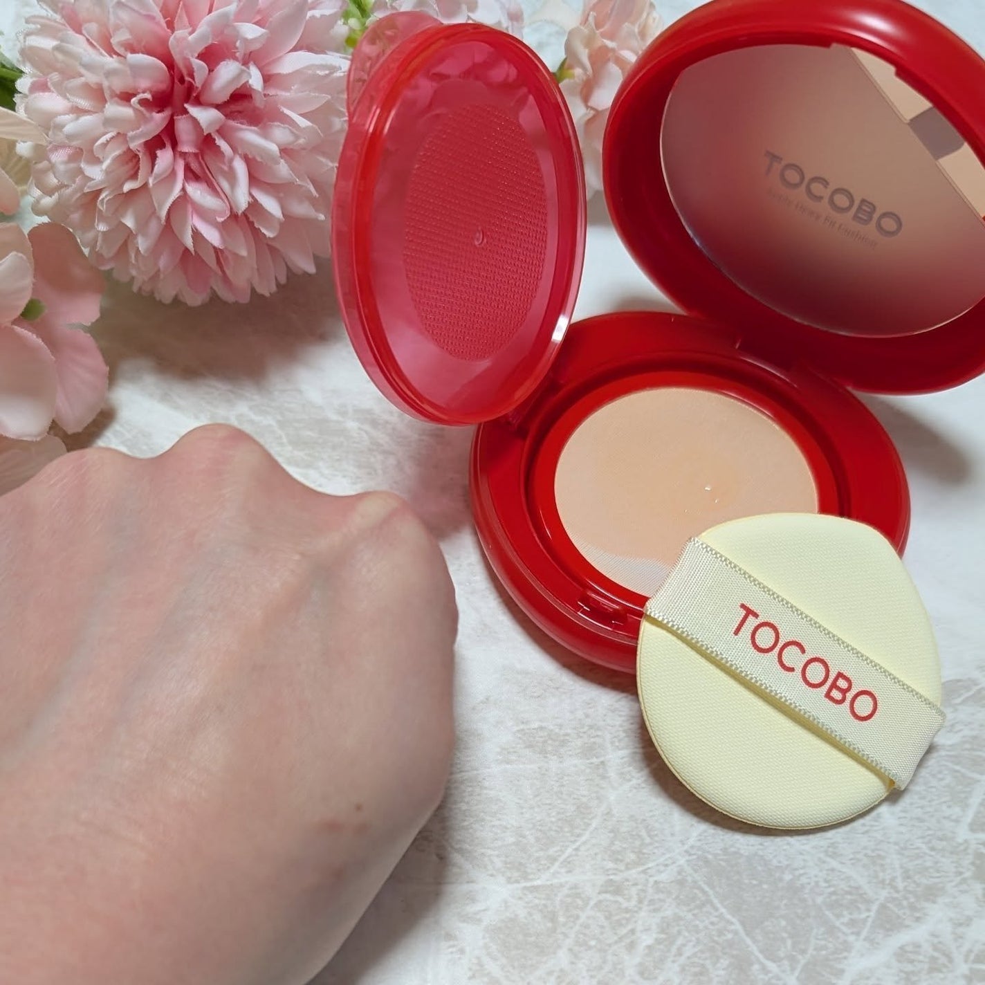 アップルデューイフィットクッションファンデーション/TOCOBO/クッションファンデーションを使ったクチコミ(6枚目)