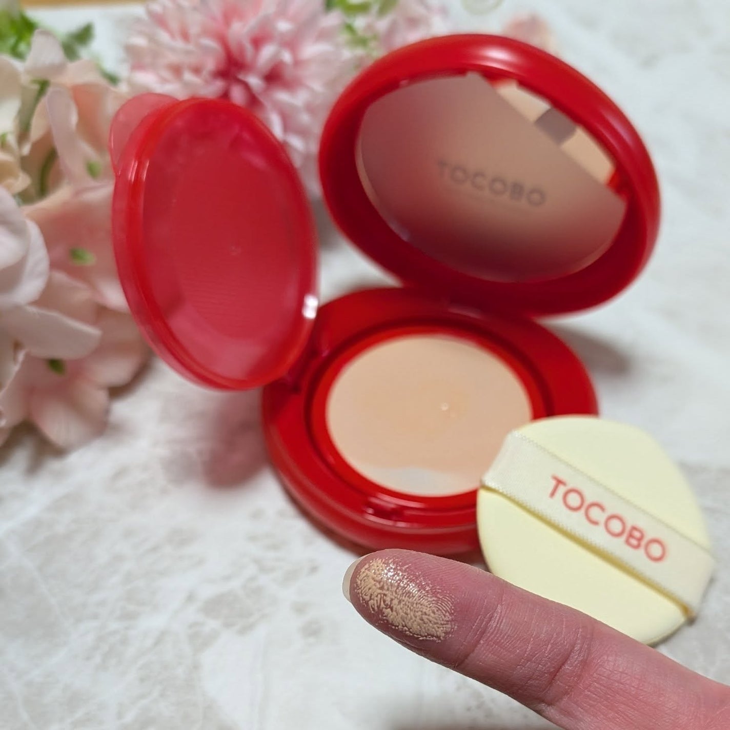 アップルデューイフィットクッションファンデーション/TOCOBO/クッションファンデーションを使ったクチコミ(5枚目)