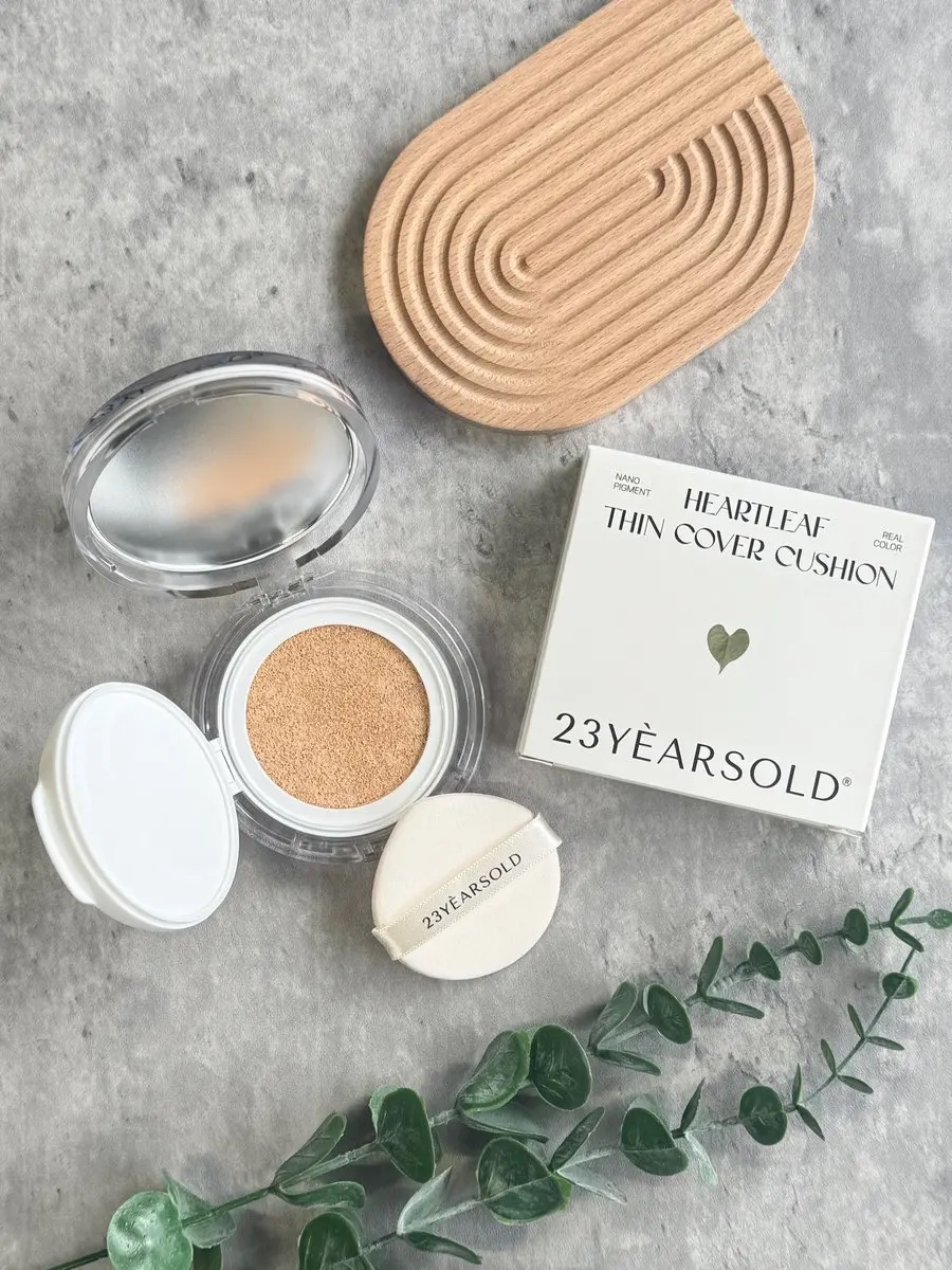 ハートリーフシーンカバークッション/23years old/クッションファンデーションを使ったクチコミ（1枚目）