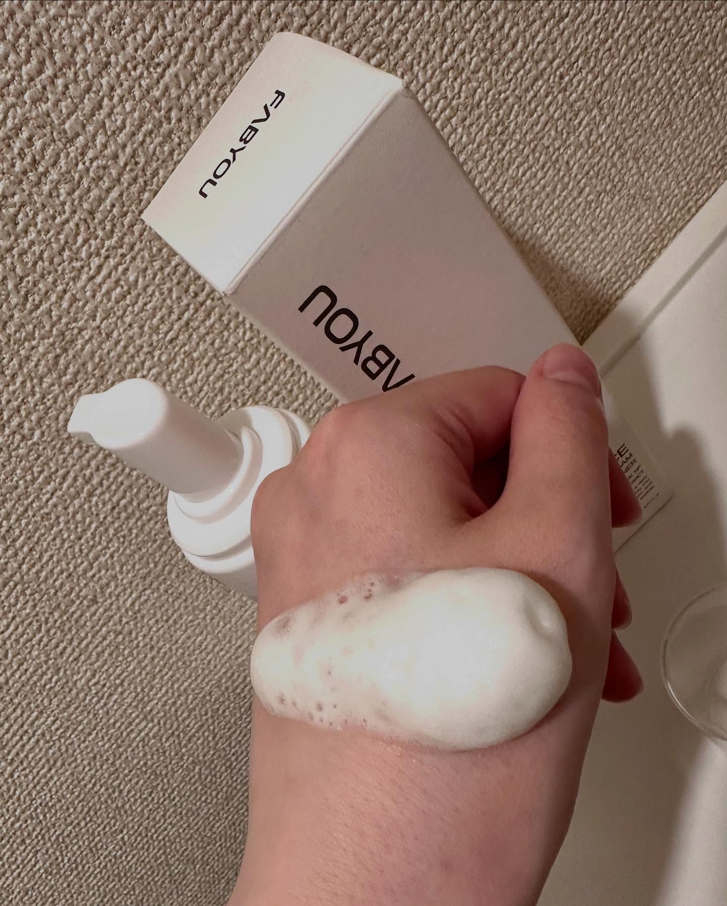 ライス グロウ フォームトナー/FABYOU/化粧水を使ったクチコミ（2枚目）