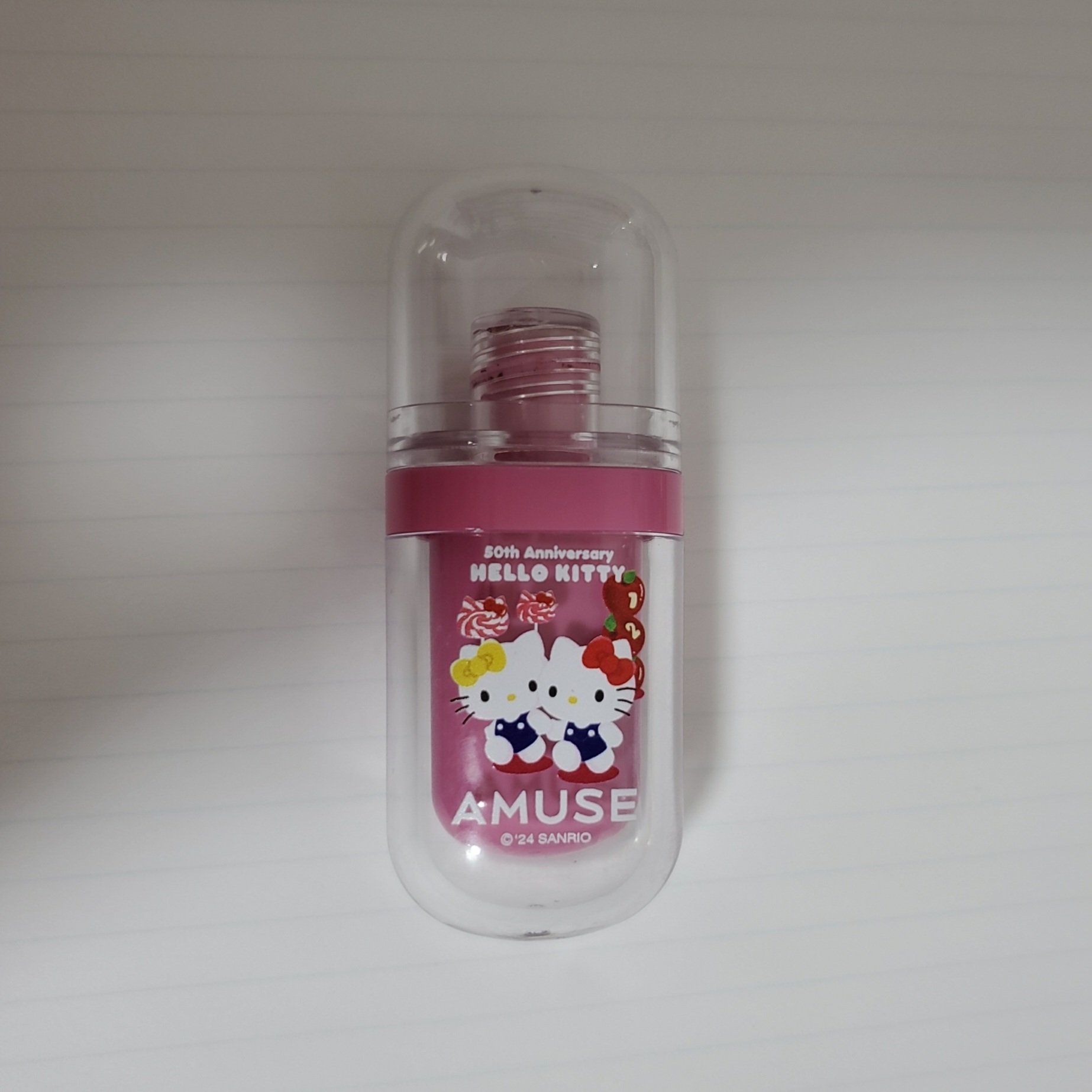 ジェルフィットティント 10 ローズクォーツ（限定）/AMUSE/リップティントを使ったクチコミ（1枚目）