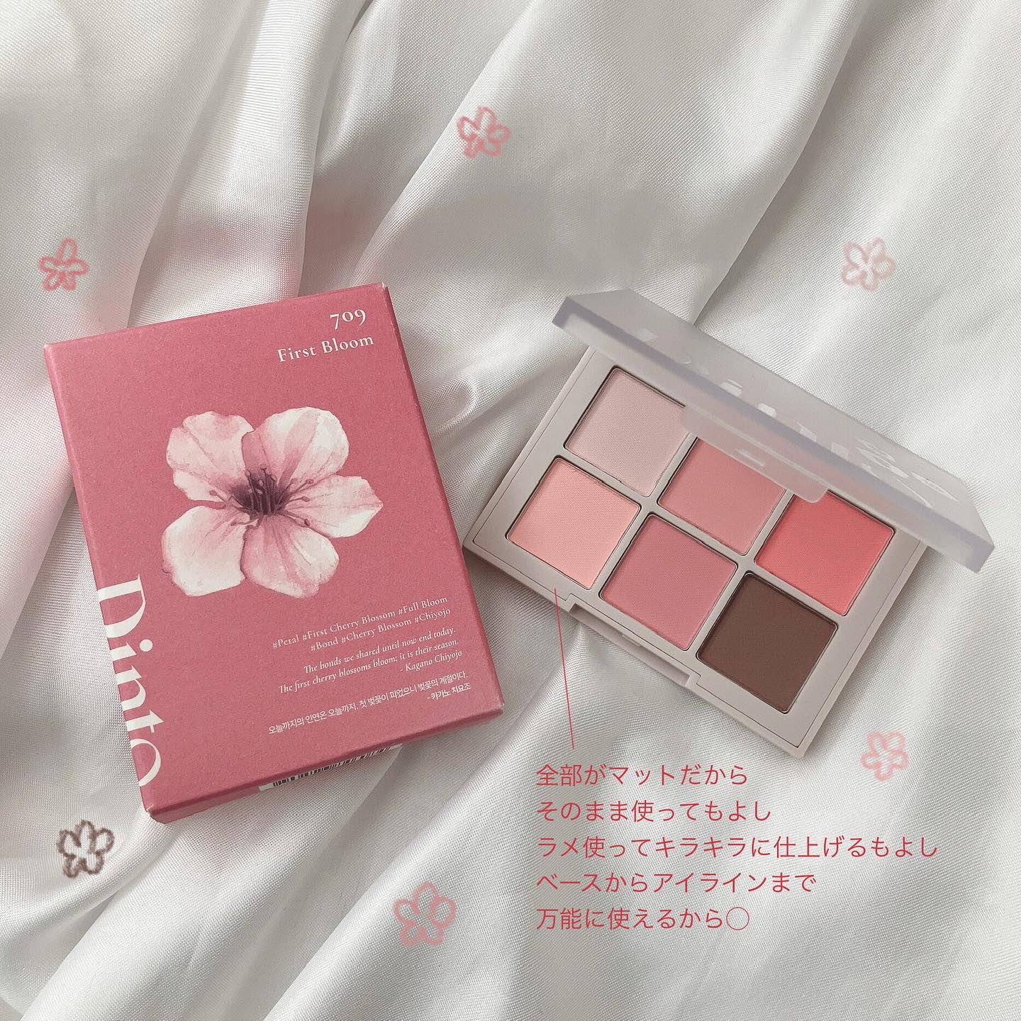 ブラーフィニシュシャドウパレット/Dinto/アイシャドウパレットを使ったクチコミ（2枚目）