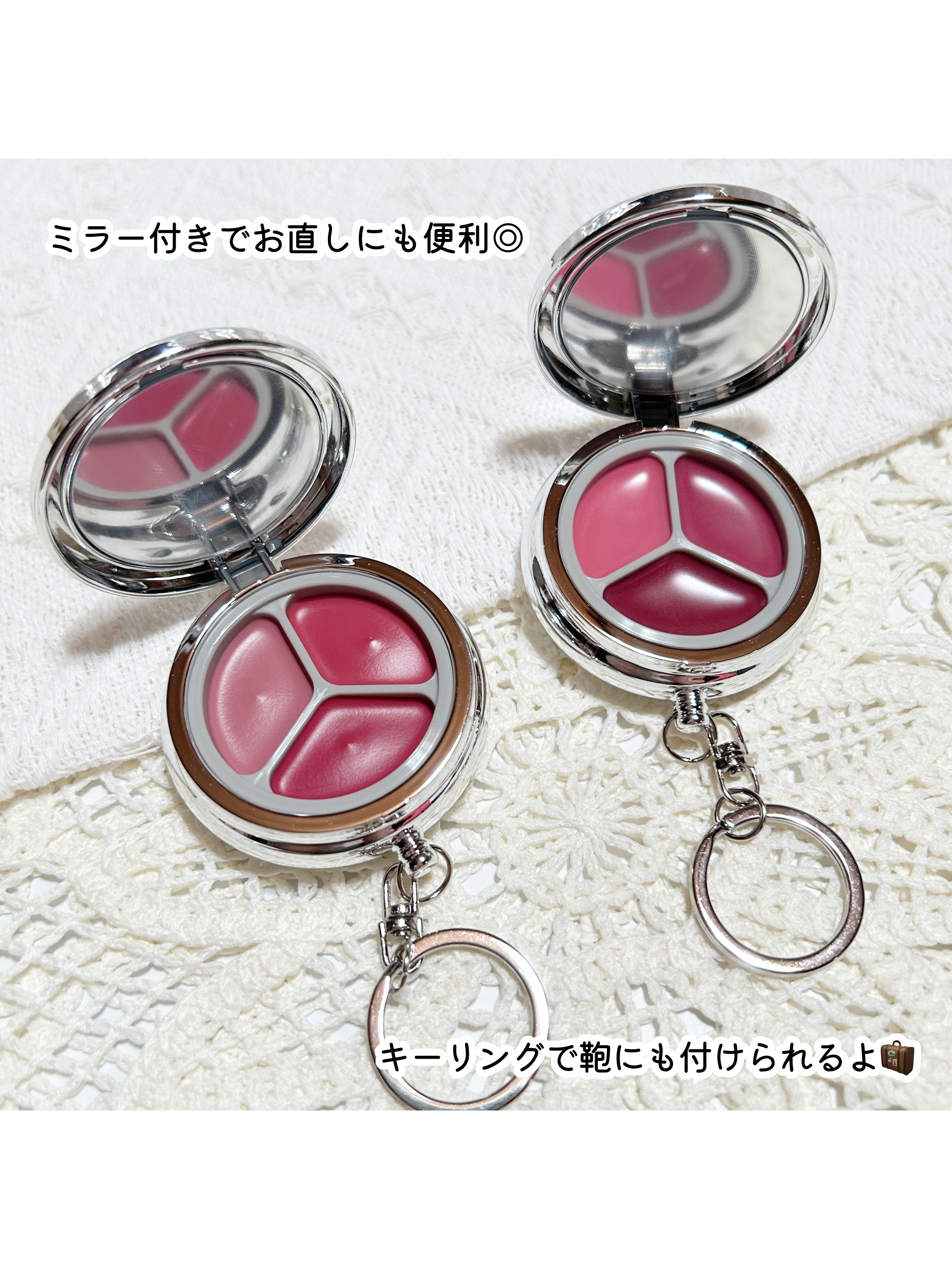 グローイングタイムトゥーキスアンドブラッシュ/Dinto/口紅を使ったクチコミ（3枚目）