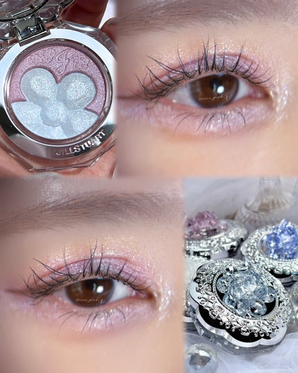ジルスチュアート クリスタルブルーム ペタルクチュールアイズ デュオ/JILL STUART/アイシャドウパレットを使ったクチコミ(6枚目)