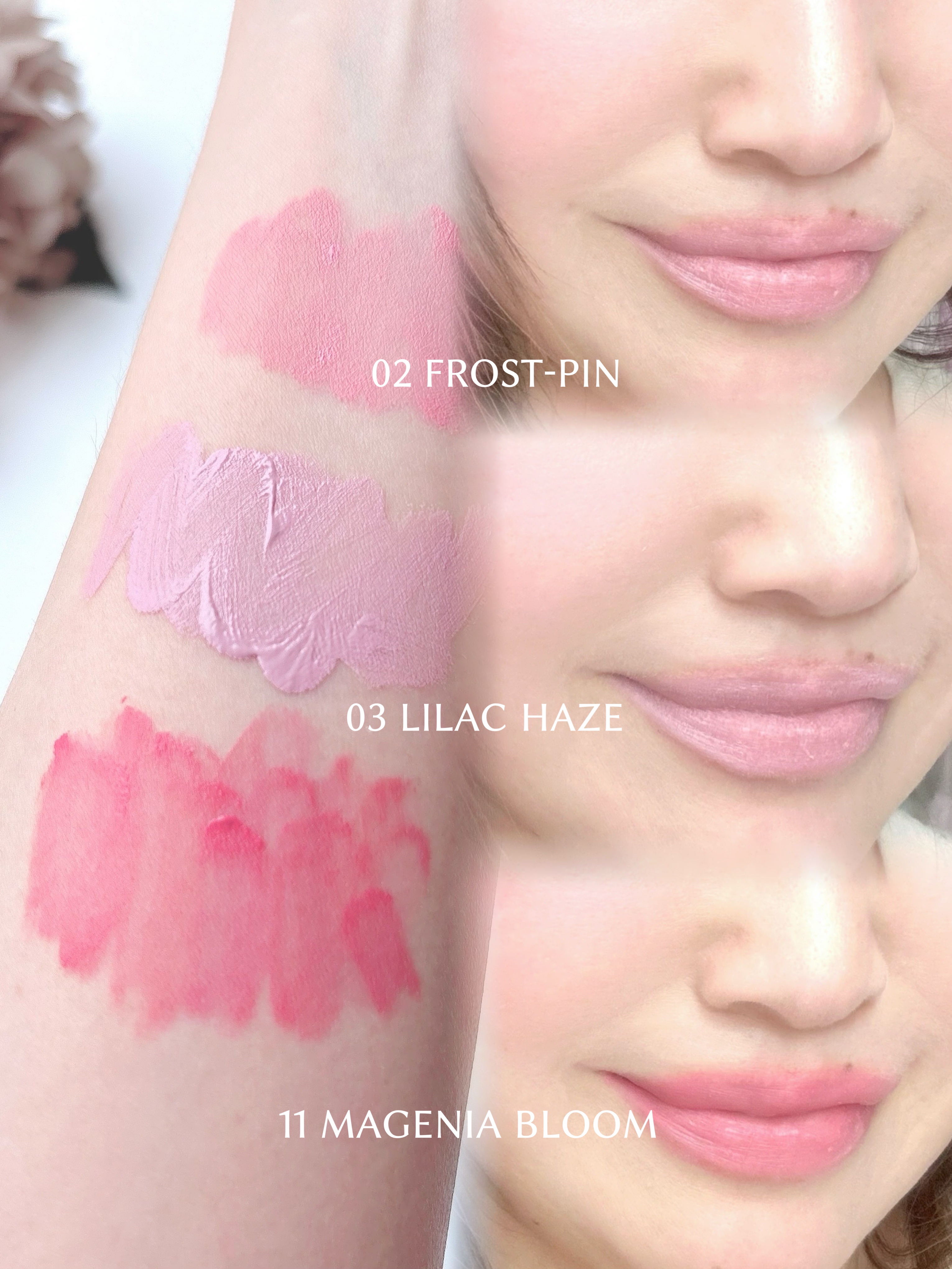 シルバーパース ムースクリーム リップ＆チーク 11 マゼンタブルーム/oiad/ジェル・クリームチークを使ったクチコミ（2枚目）