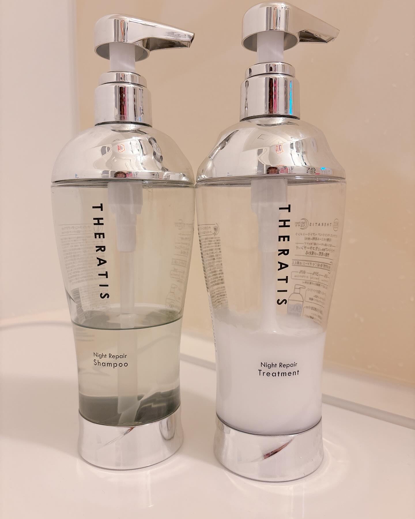 ナイトリペア シャンプー/ヘアトリートメント/THERATIS/シャンプー・コンディショナーを使ったクチコミ（1枚目）