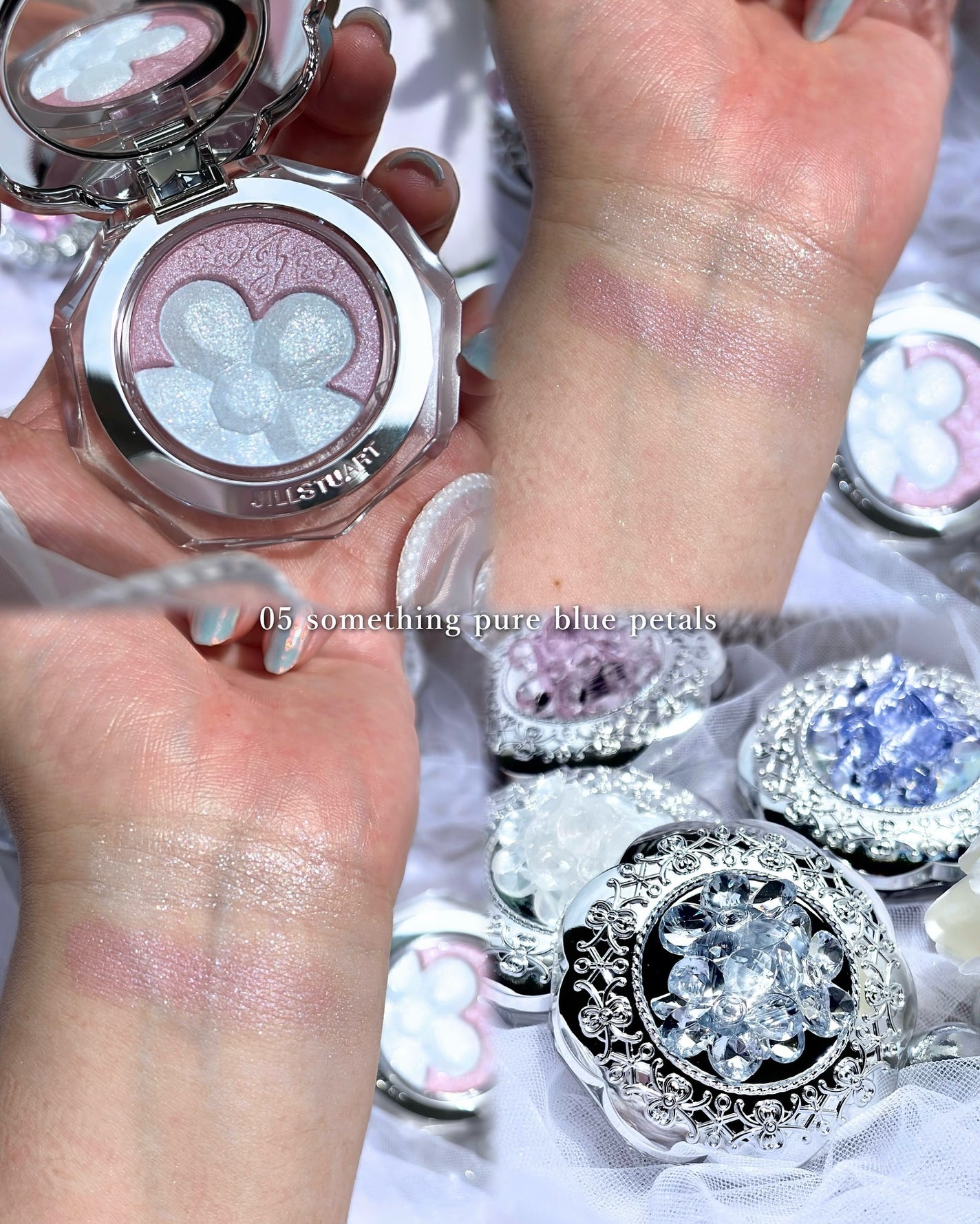 ジルスチュアート クリスタルブルーム ペタルクチュールアイズ デュオ/JILL STUART/アイシャドウパレットを使ったクチコミ(4枚目)
