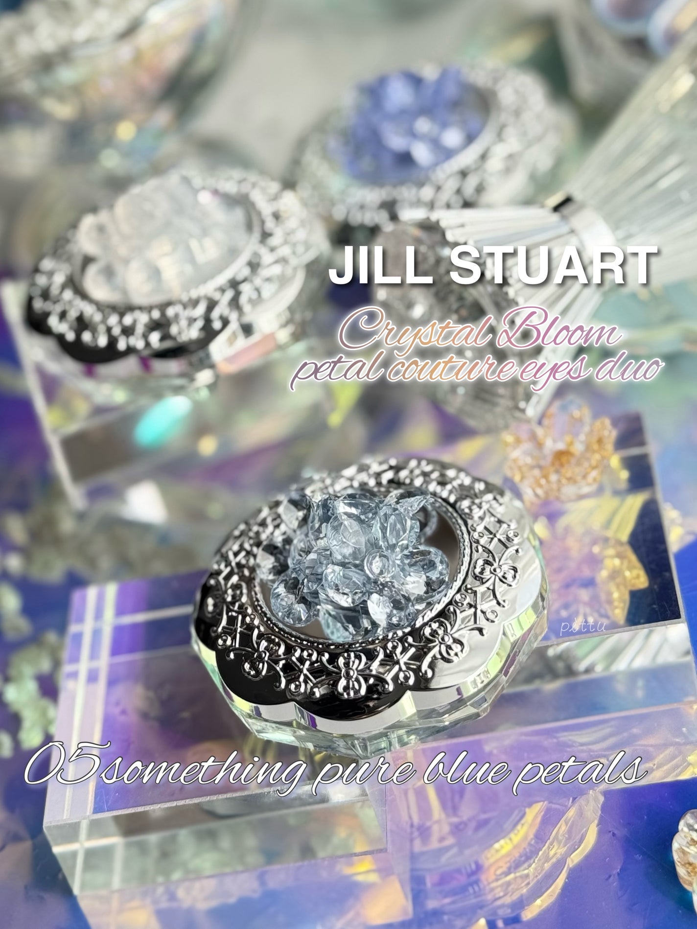 ジルスチュアート クリスタルブルーム ペタルクチュールアイズ デュオ/JILL STUART/アイシャドウパレットを使ったクチコミ(1枚目)