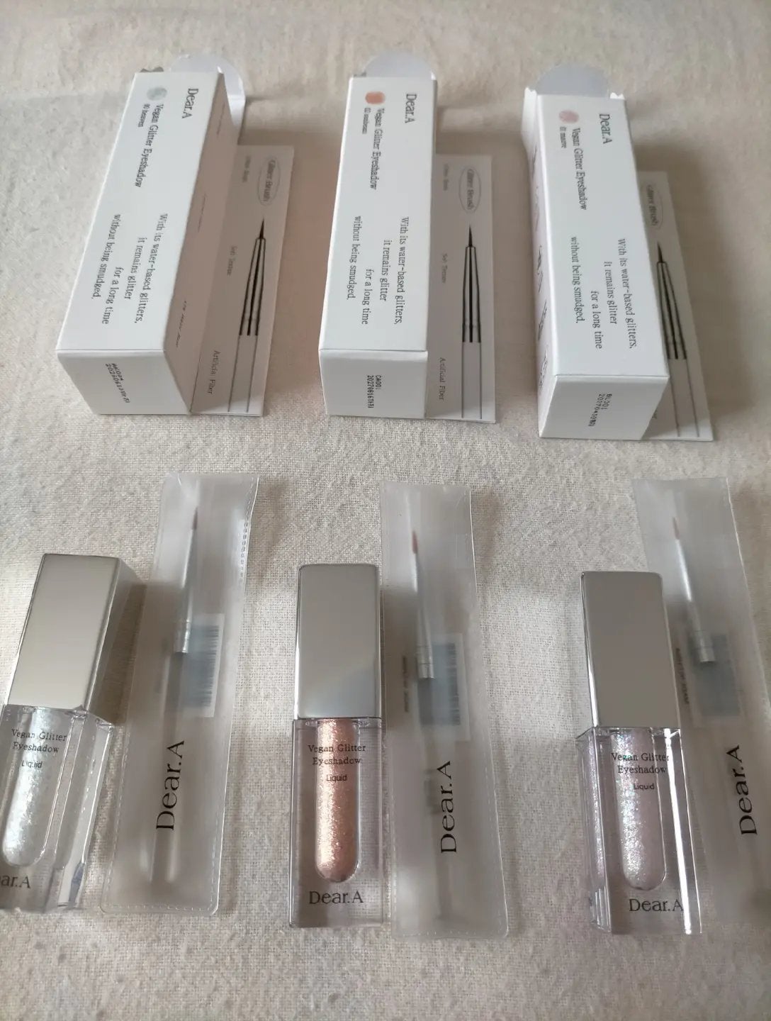 グリッターアイシャドウ/Dear.A/グリッターを使ったクチコミ(1枚目)