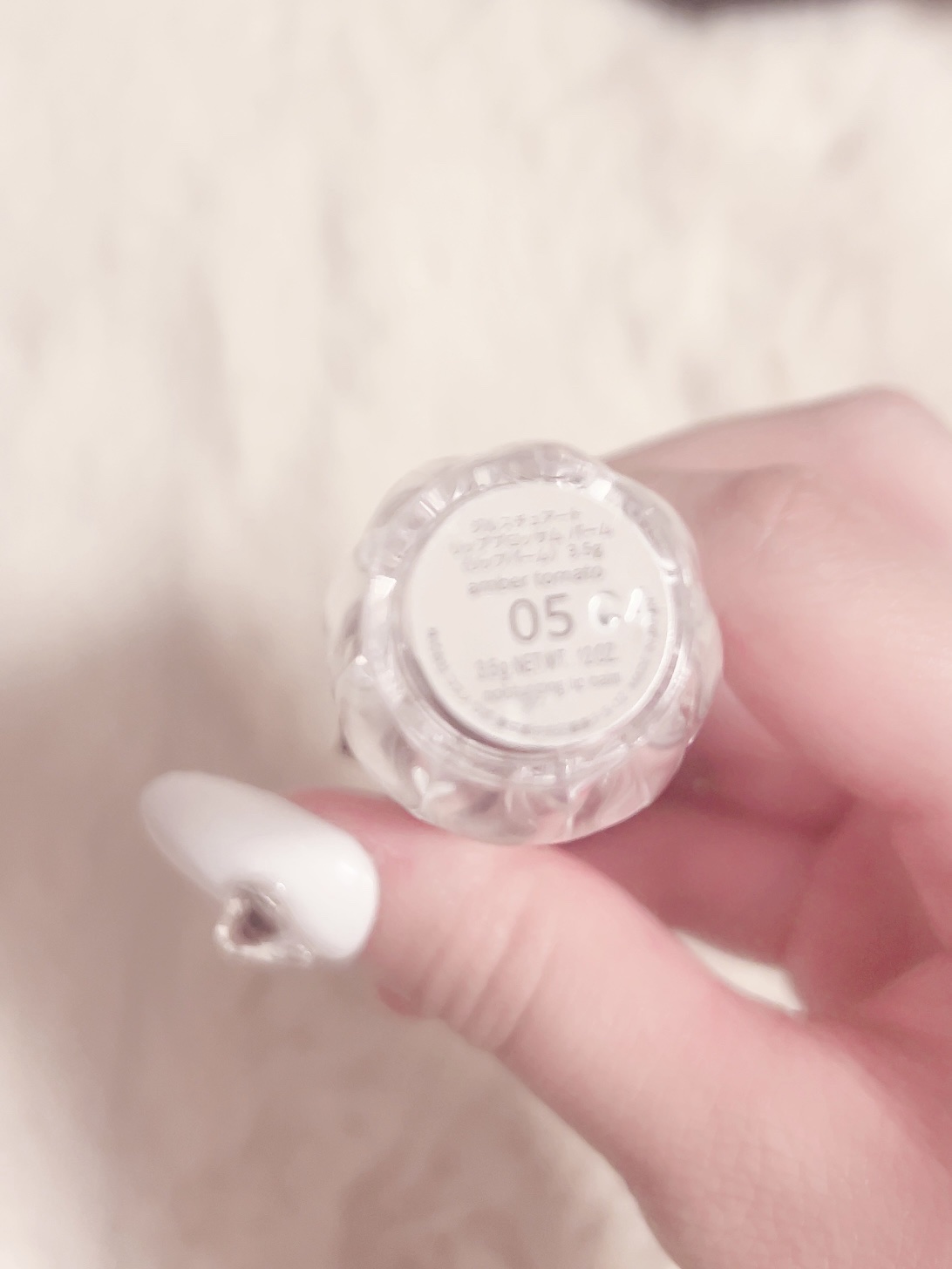 ジルスチュアート リップブロッサム バーム 05 amber tomato/JILL STUART/口紅を使ったクチコミ（2枚目）