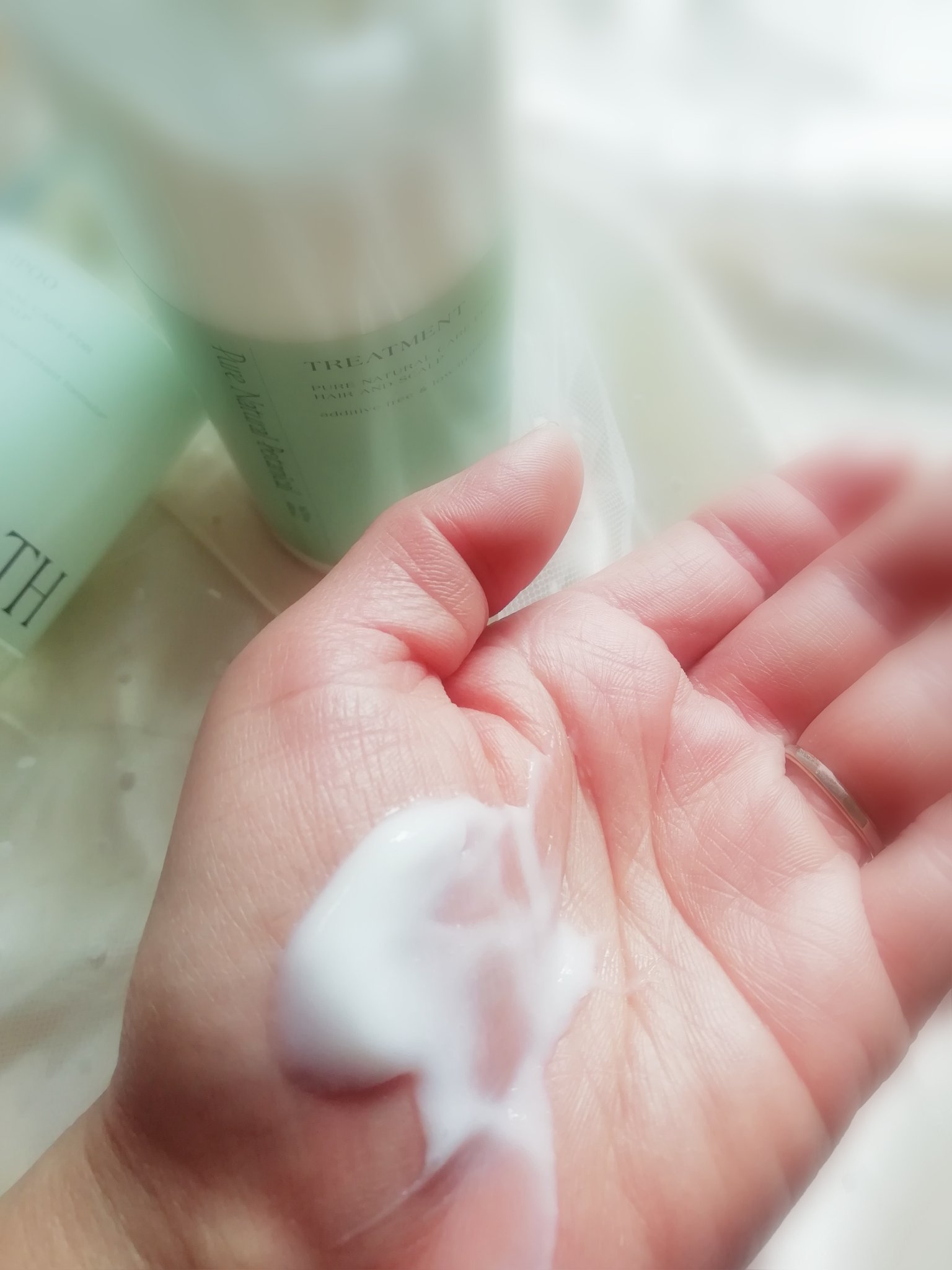 ピュアナチュラルボタニカル スムースケアトリートメント ボトル480ml/ピュアナチュラル/コンディショナー単品を使ったクチコミ（2枚目）