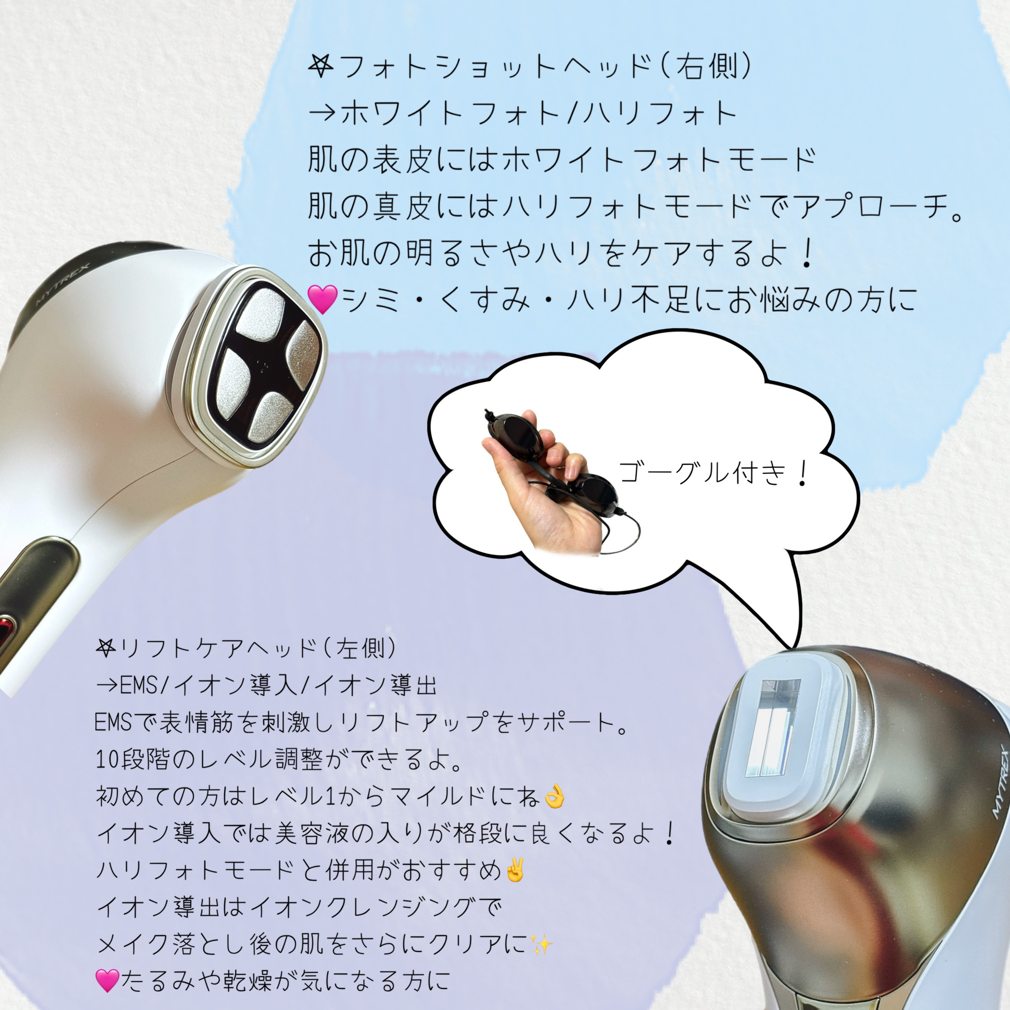 美顔器 リフトアップ MYTREX MiRAY ONE MYTREX 「30日間返品保証