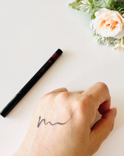 お化粧ふでぺん 目元用 毛筆細字 010 漆黒/くれ竹 /リキッドアイライナーの画像