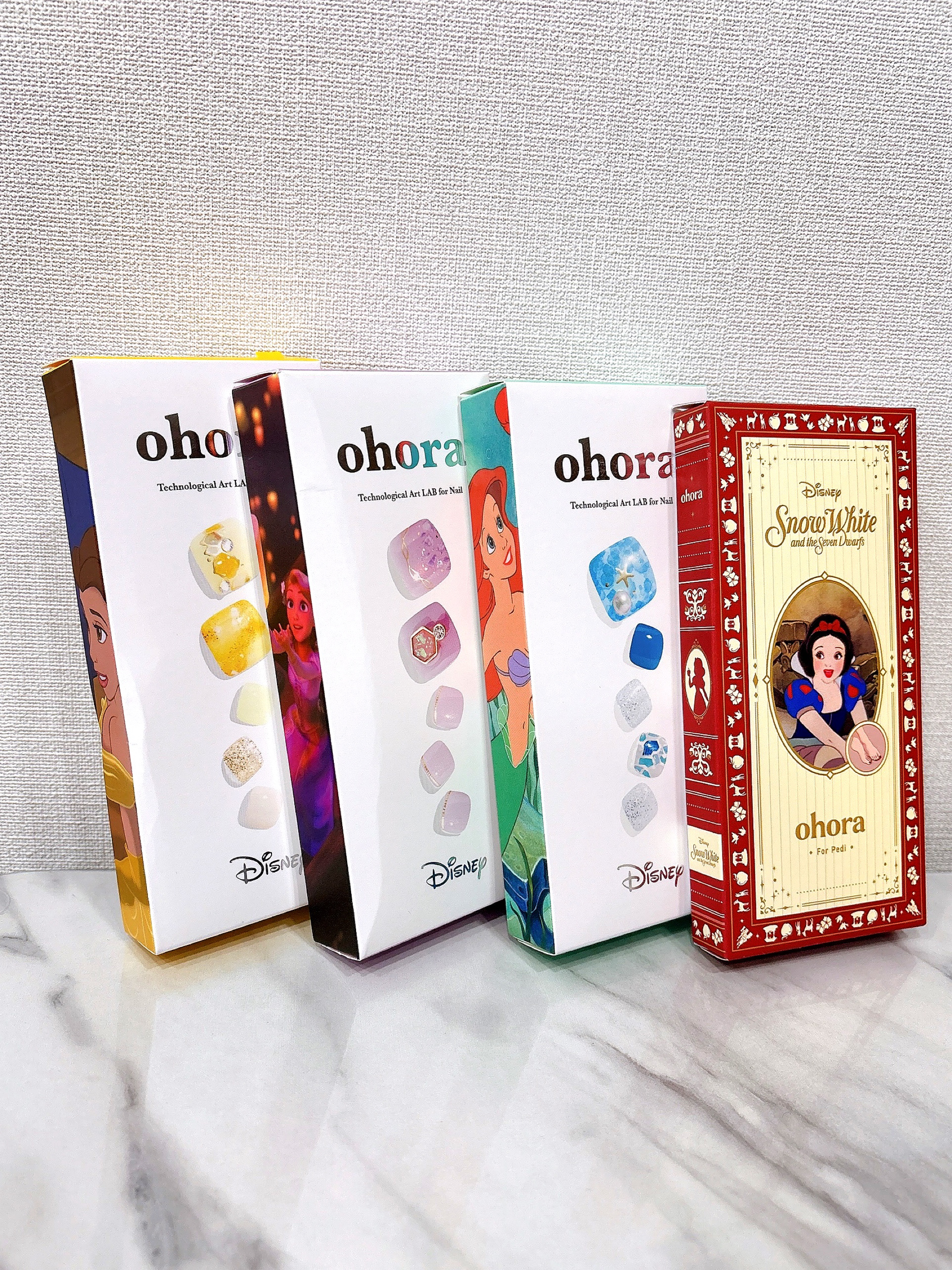 セミキュアジェルネイル(ペディキュア)/ohora/ネイルシールを使ったクチコミ（1枚目）