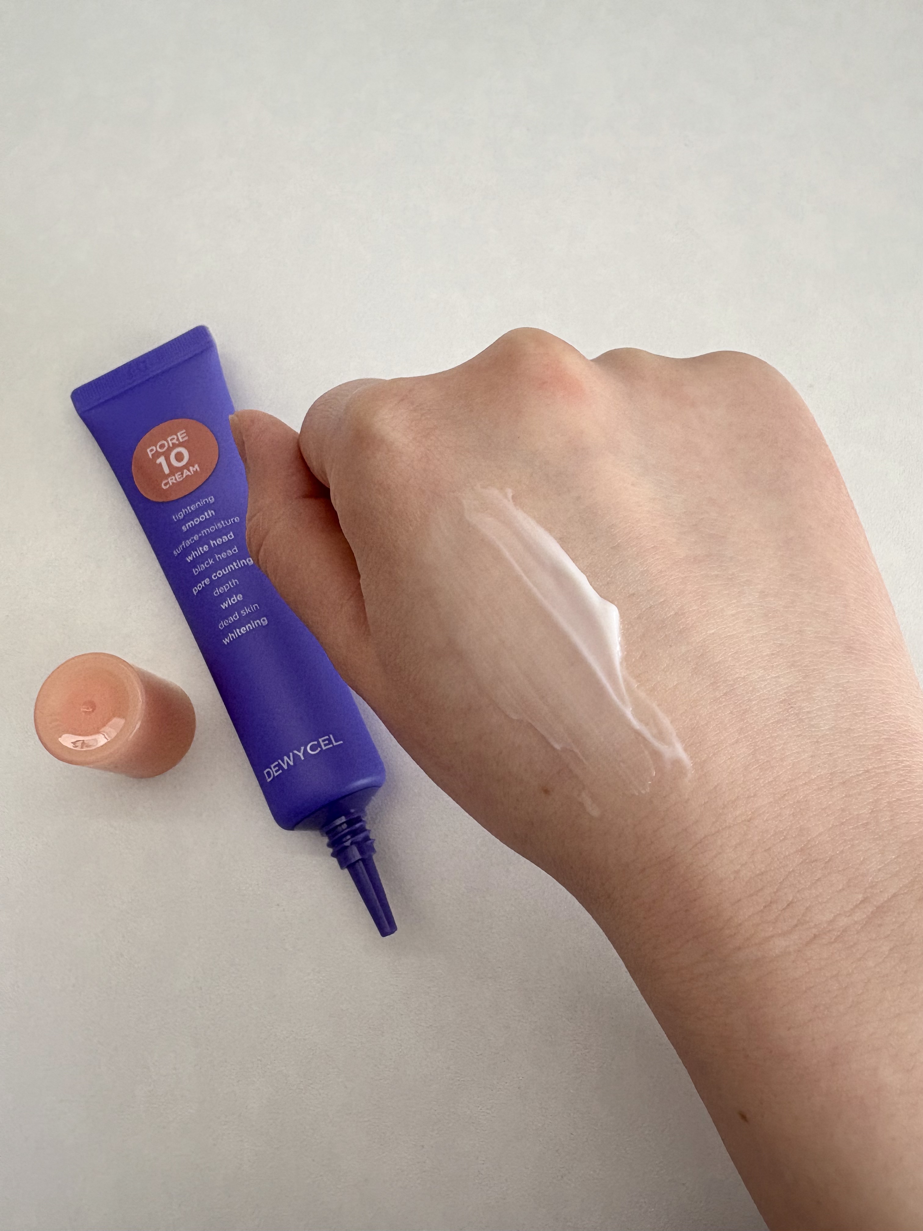 ポアーテンクリーム/DEWYCEL/化粧下地を使ったクチコミ（3枚目）