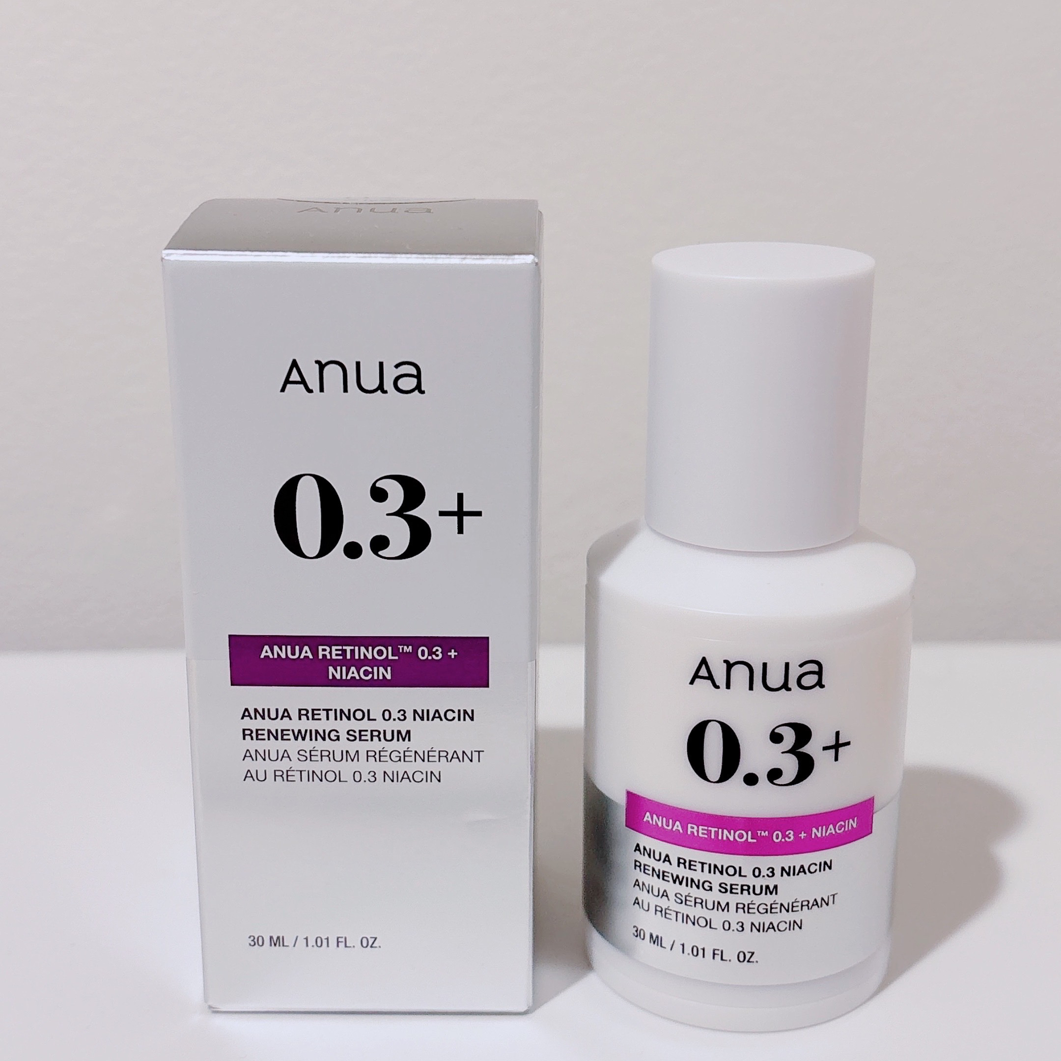 レチノール0.3 ナイアシンリニューイングセラム/Anua/美容液を使ったクチコミ（1枚目）