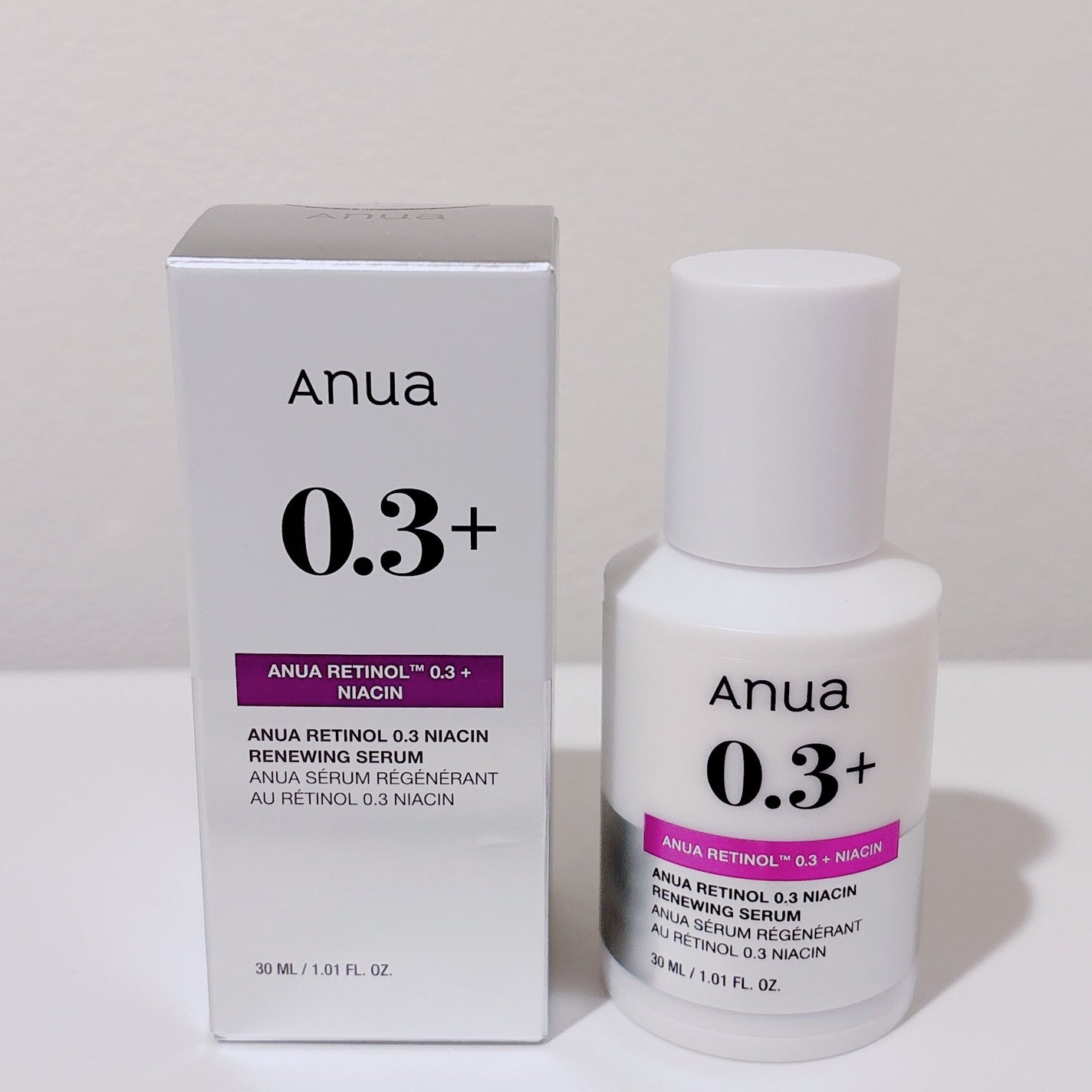 レチノール0.3 ナイアシンリニューイングセラム/Anua/美容液を使ったクチコミ(1枚目)