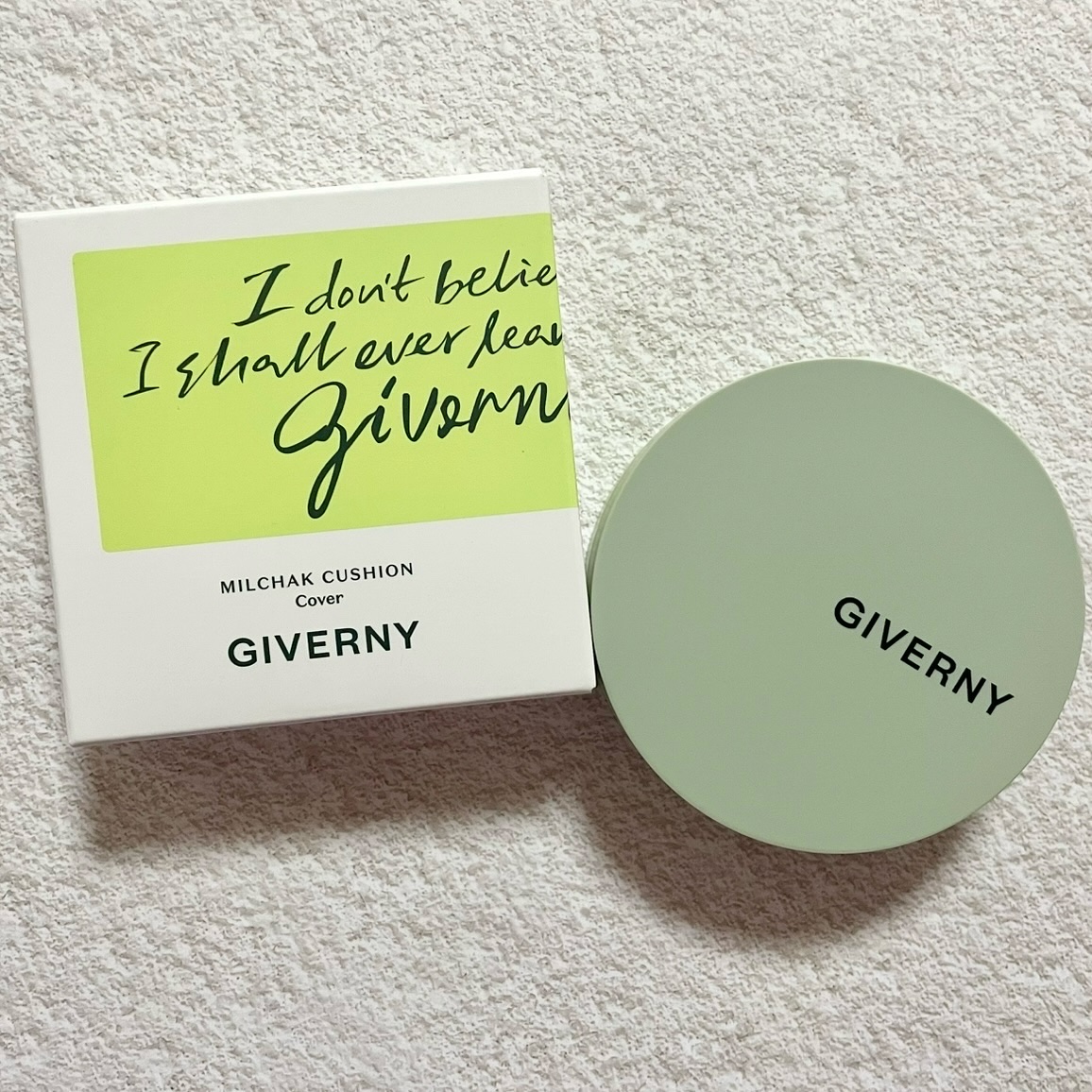 ジヴェルニー 密着カバークッション/GIVERNY/クッションファンデーションを使ったクチコミ（1枚目）