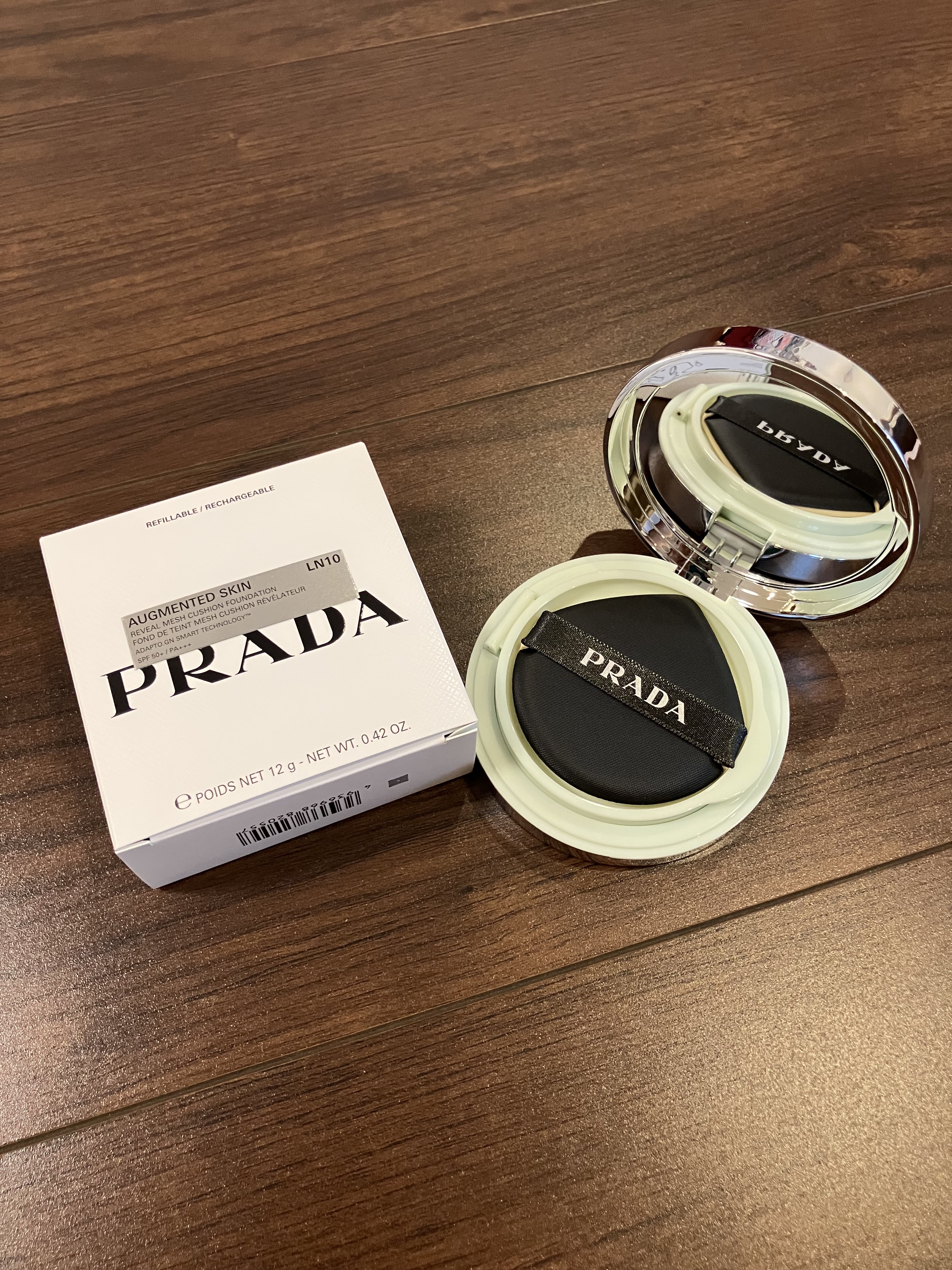 プラダ メッシュ クッション/PRADA BEAUTY/クッションファンデーションを使ったクチコミ（2枚目）