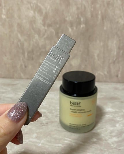 スーパーナイツ ビタミンマスク/belif/フェイスクリームを使ったクチコミ(7枚目)