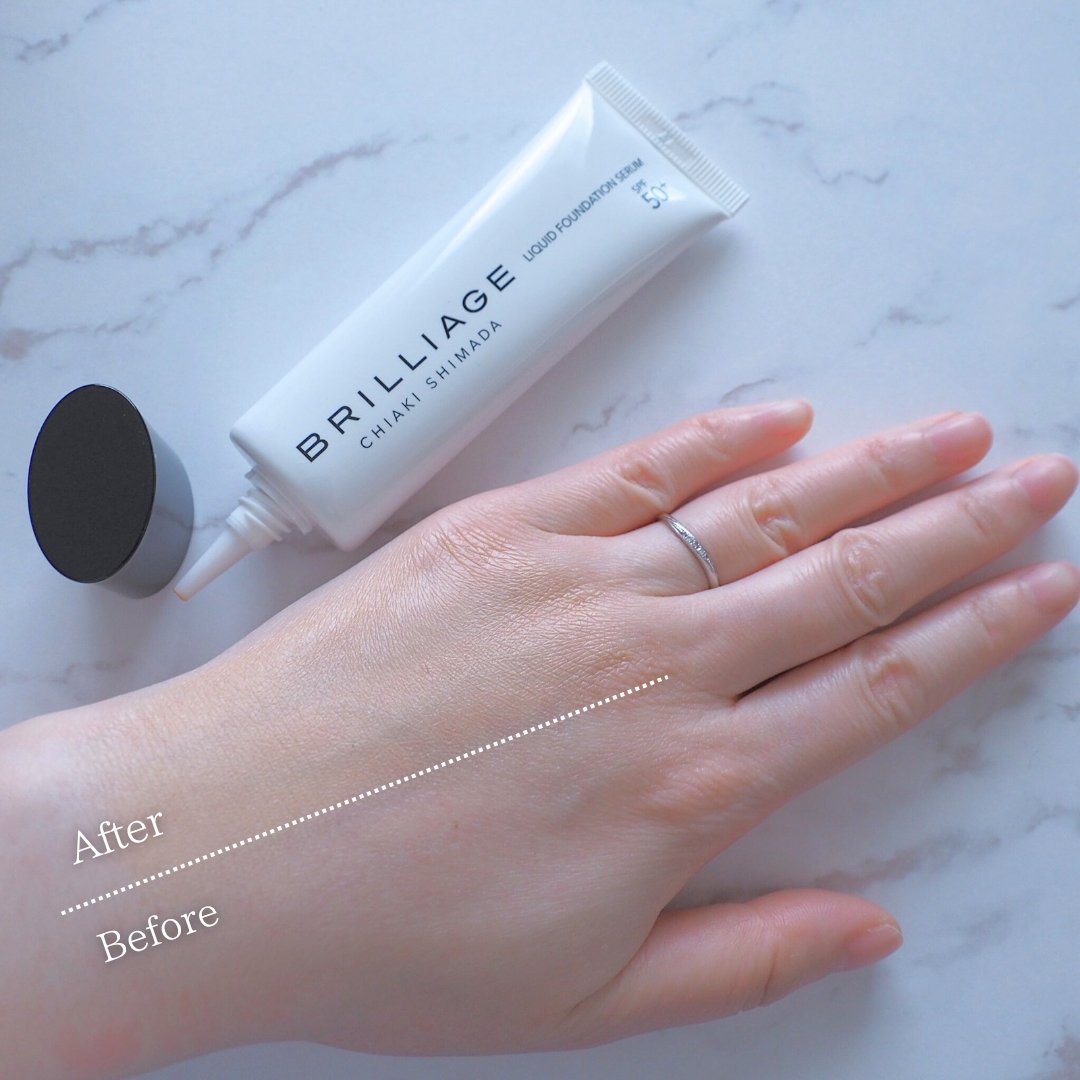 セッティング　リキッドファンデーション　セラム/ブリリアージュ/リキッドファンデーションを使ったクチコミ（3枚目）
