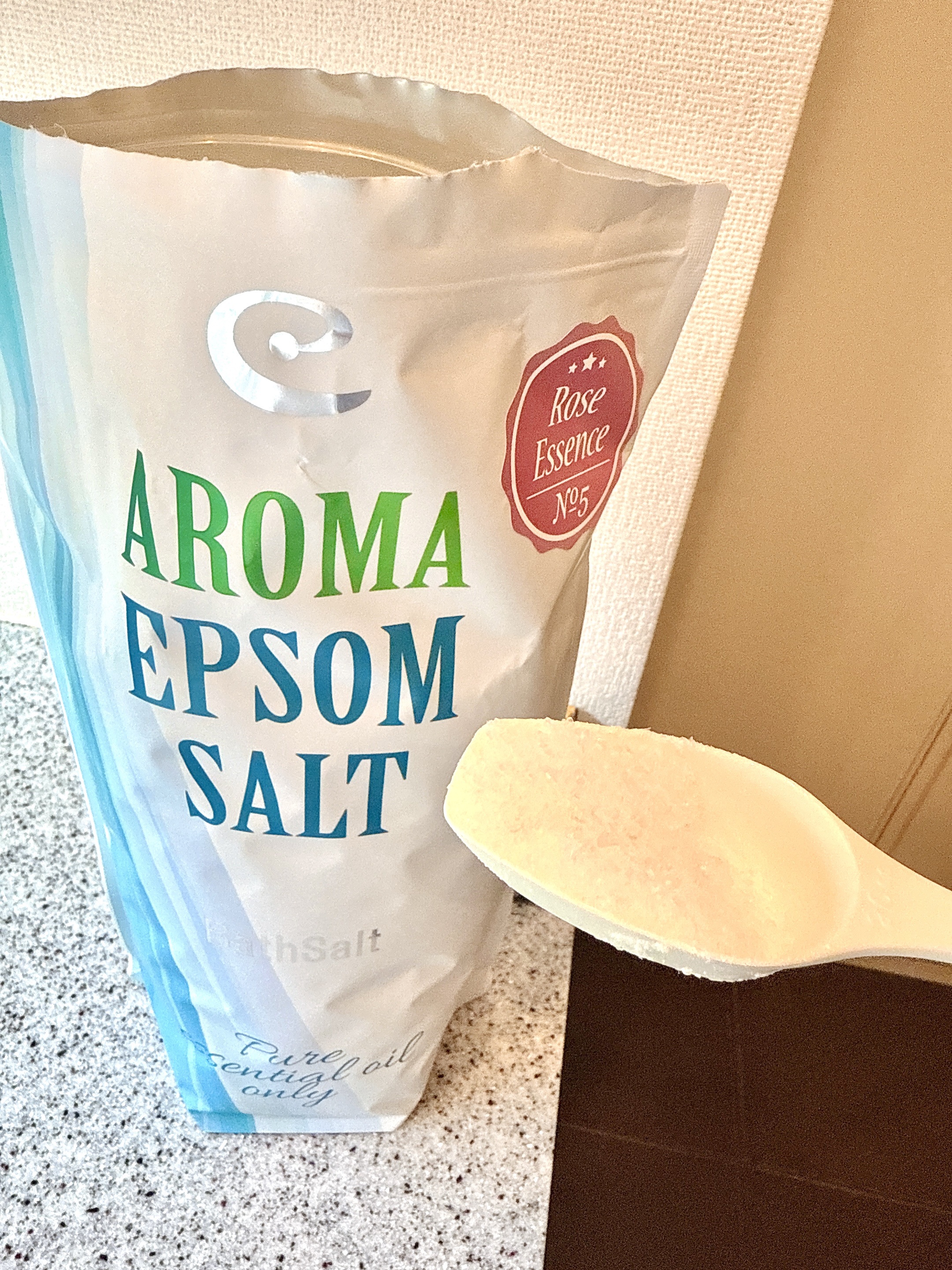 Epsom Salt (エプソムソルト) 国産(岡山県産)/EARTH CONSCIOUS (アースコンシャス)/無機塩系入浴剤を使ったクチコミ（2枚目）