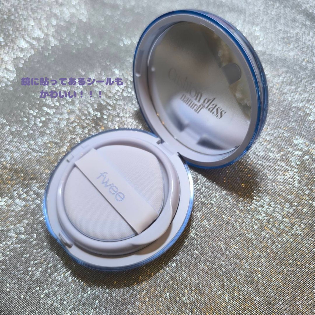 フィー クッションガラス ナチュラル/fwee/クッションファンデーションを使ったクチコミ（2枚目）