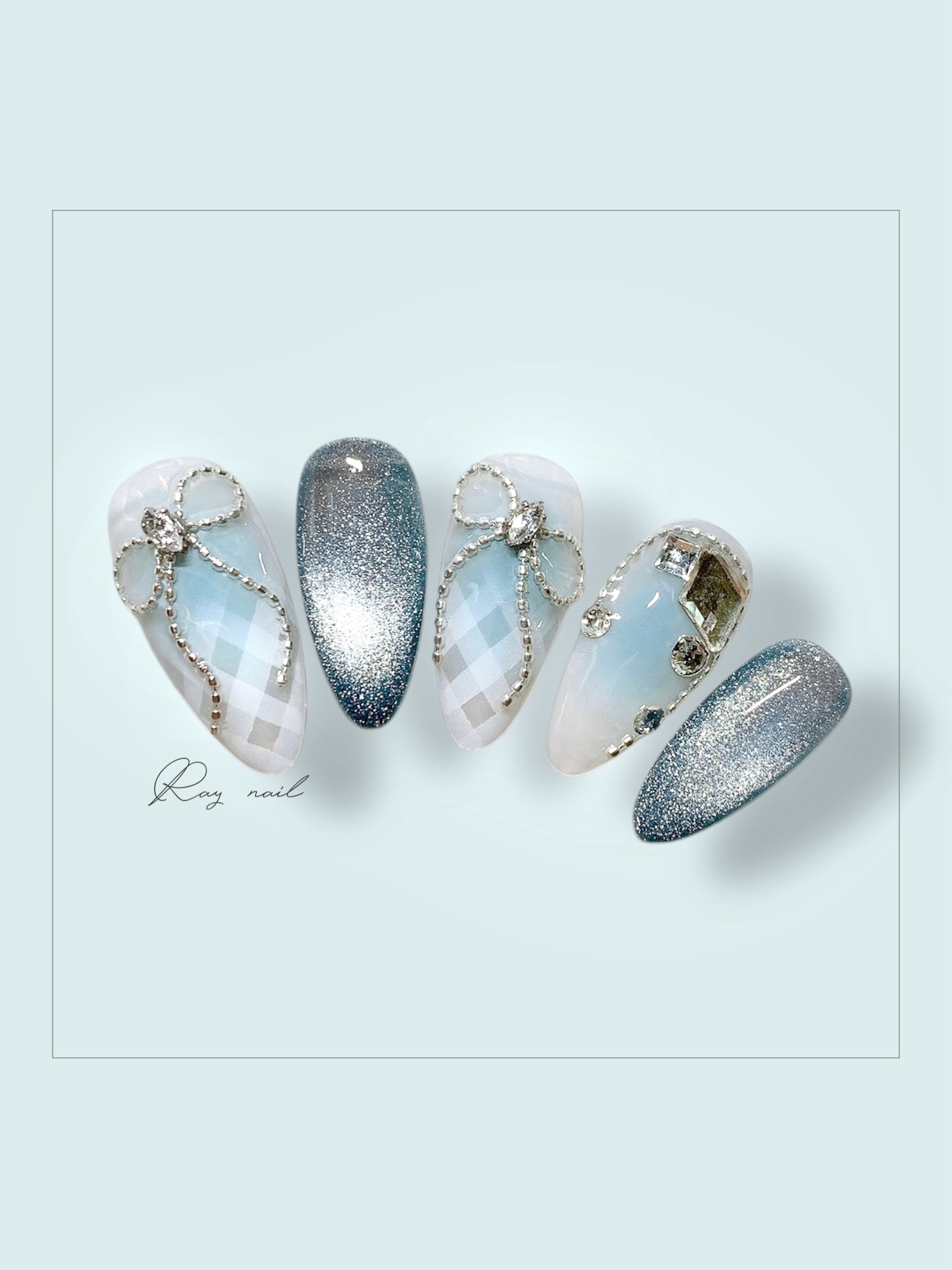 #セルフネイル,#チークネイル,#韓国ネイルのネイルデザイン