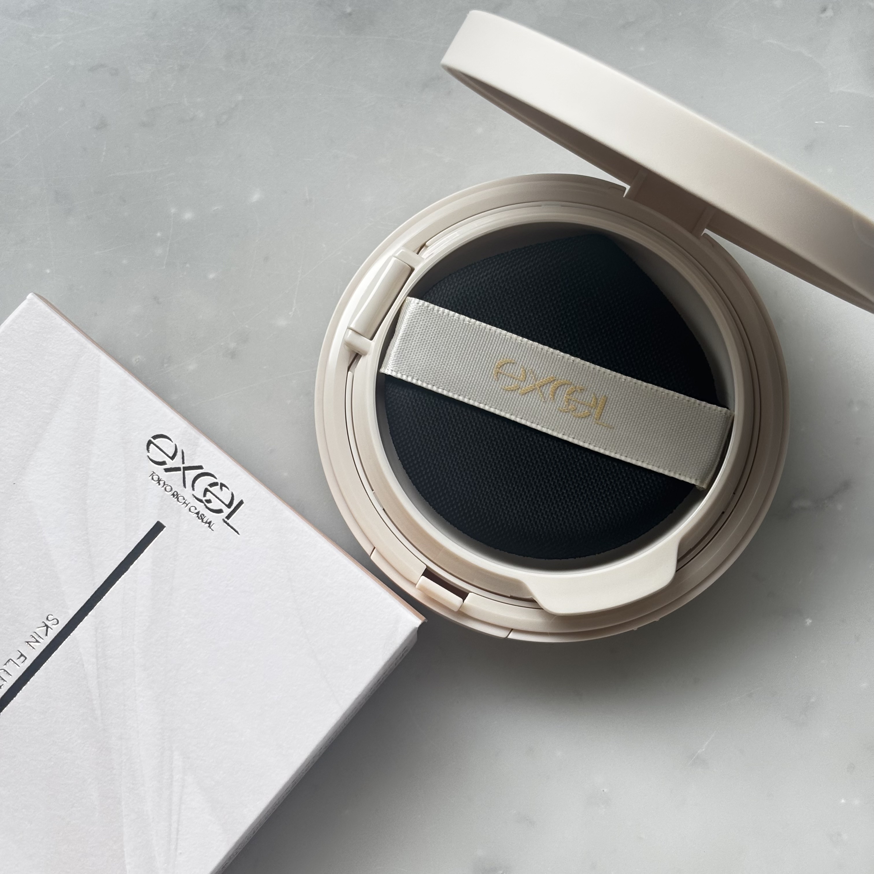 エクセル スキンフラッター セラムクッション/excel/クッションファンデーションを使ったクチコミ（2枚目）