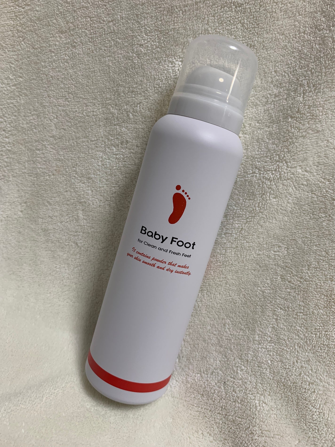 ベビーフット 炭酸泡フットドライシャンプー/ベビーフット/レッグ・フットケアを使ったクチコミ(1枚目)