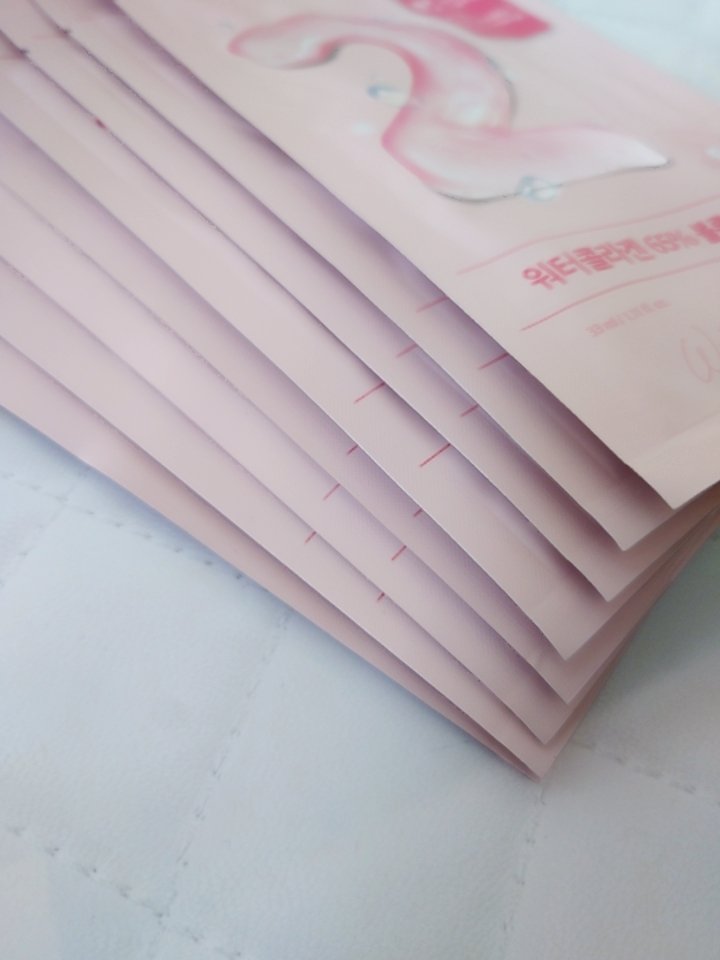 2番 うるもち65％コラーゲンシートマスク 4枚入り/numbuzin/シートマスク・パックを使ったクチコミ（2枚目）