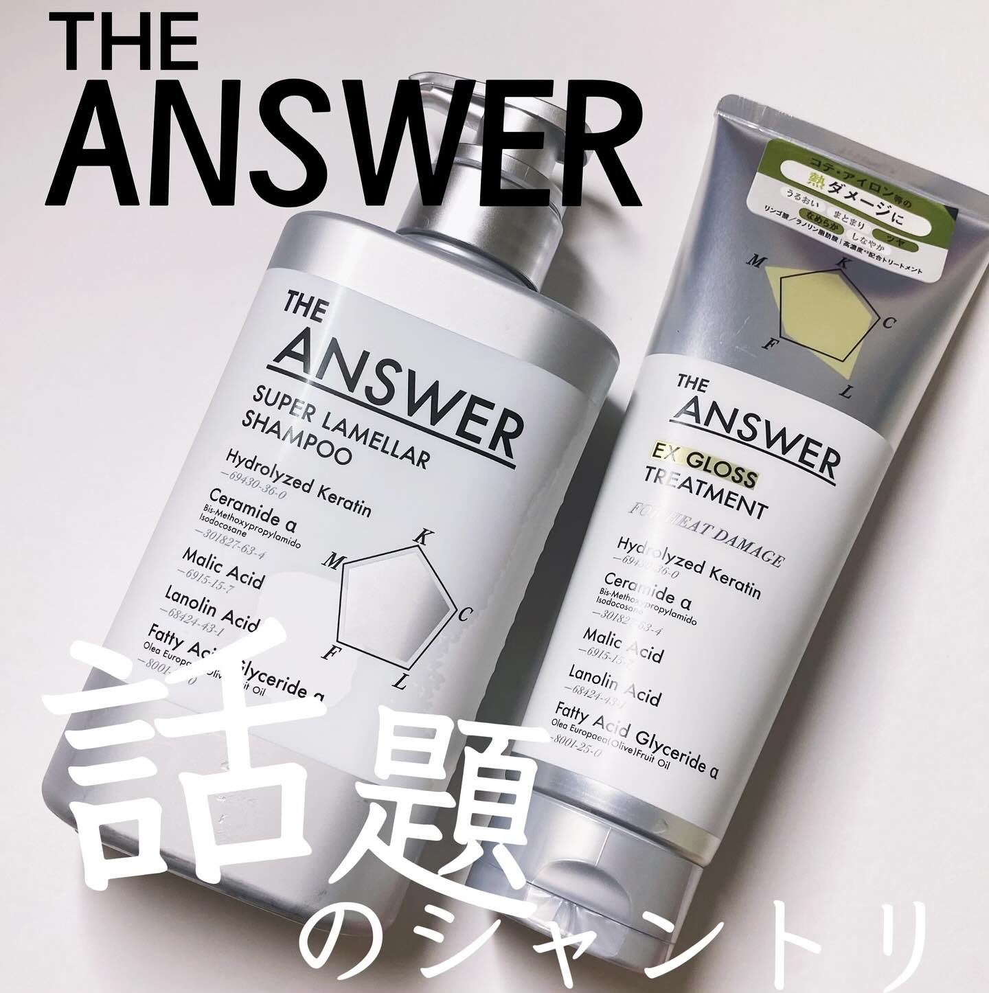 THE ANSWER EXグロストリートメント FOR HEAD DAMAGE 220g/THE ANSWER/洗い流すヘアトリートメントを使ったクチコミ（1枚目）