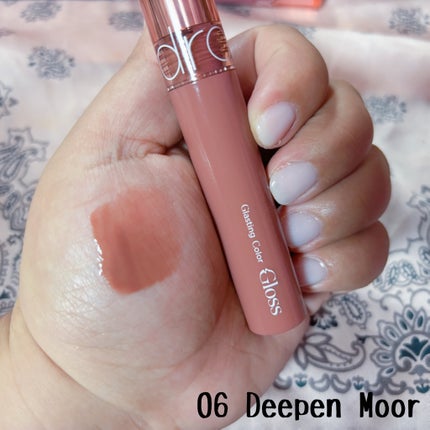 グラスティングカラーグロス/rom&nd/リップグロスを使ったクチコミ(3枚目)