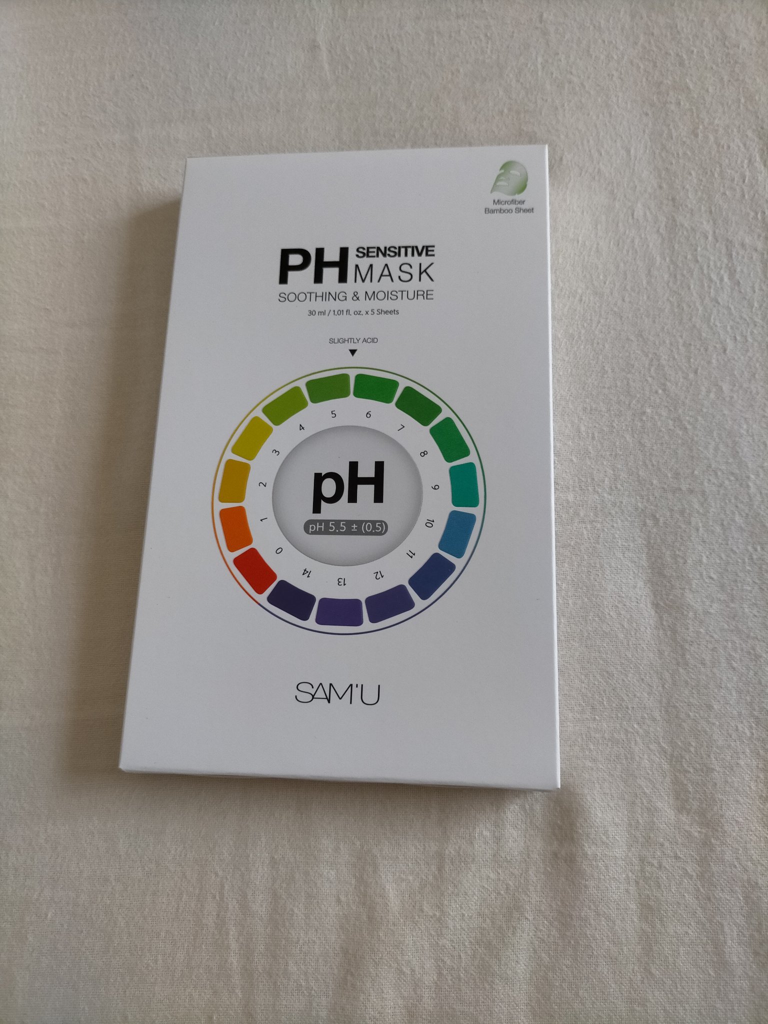 PHセンシティブマスクスージング＆モイスト/SAM'U/シートマスク・パックを使ったクチコミ（1枚目）