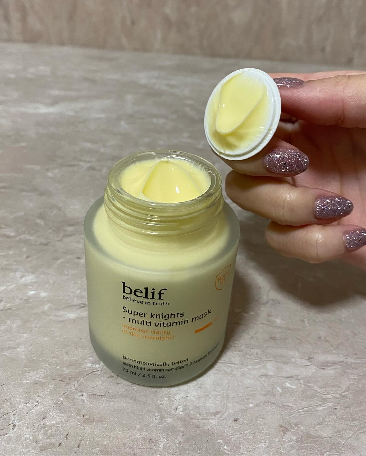 スーパーナイツ ビタミンマスク/belif/フェイスクリームを使ったクチコミ(6枚目)