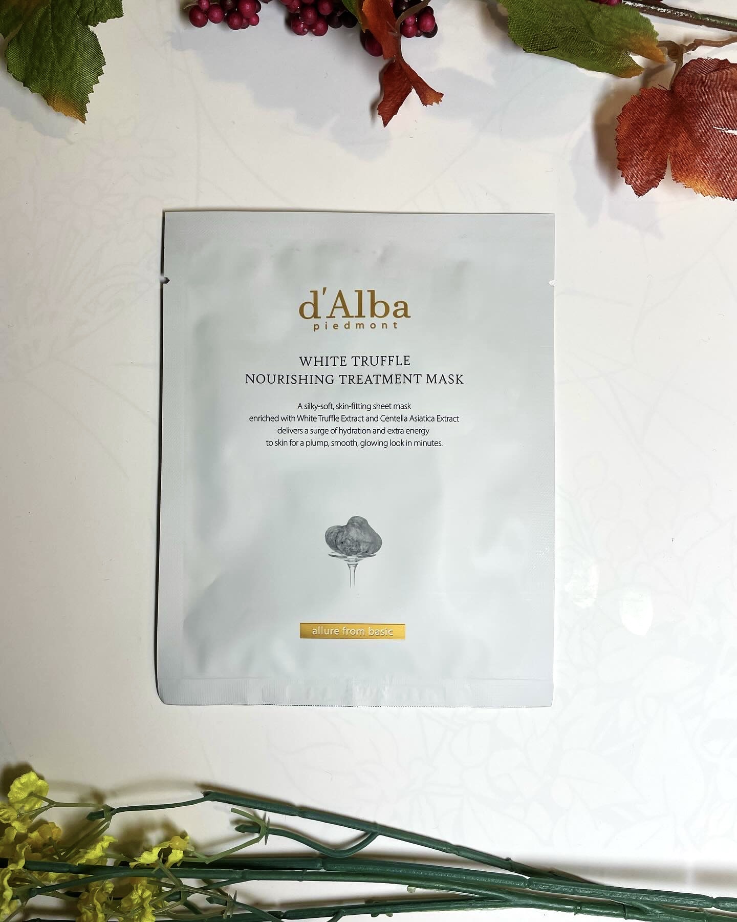 ホワイトトリュフナリシングトリートメントマスク/ダルバ/シートマスク・パックを使ったクチコミ（1枚目）