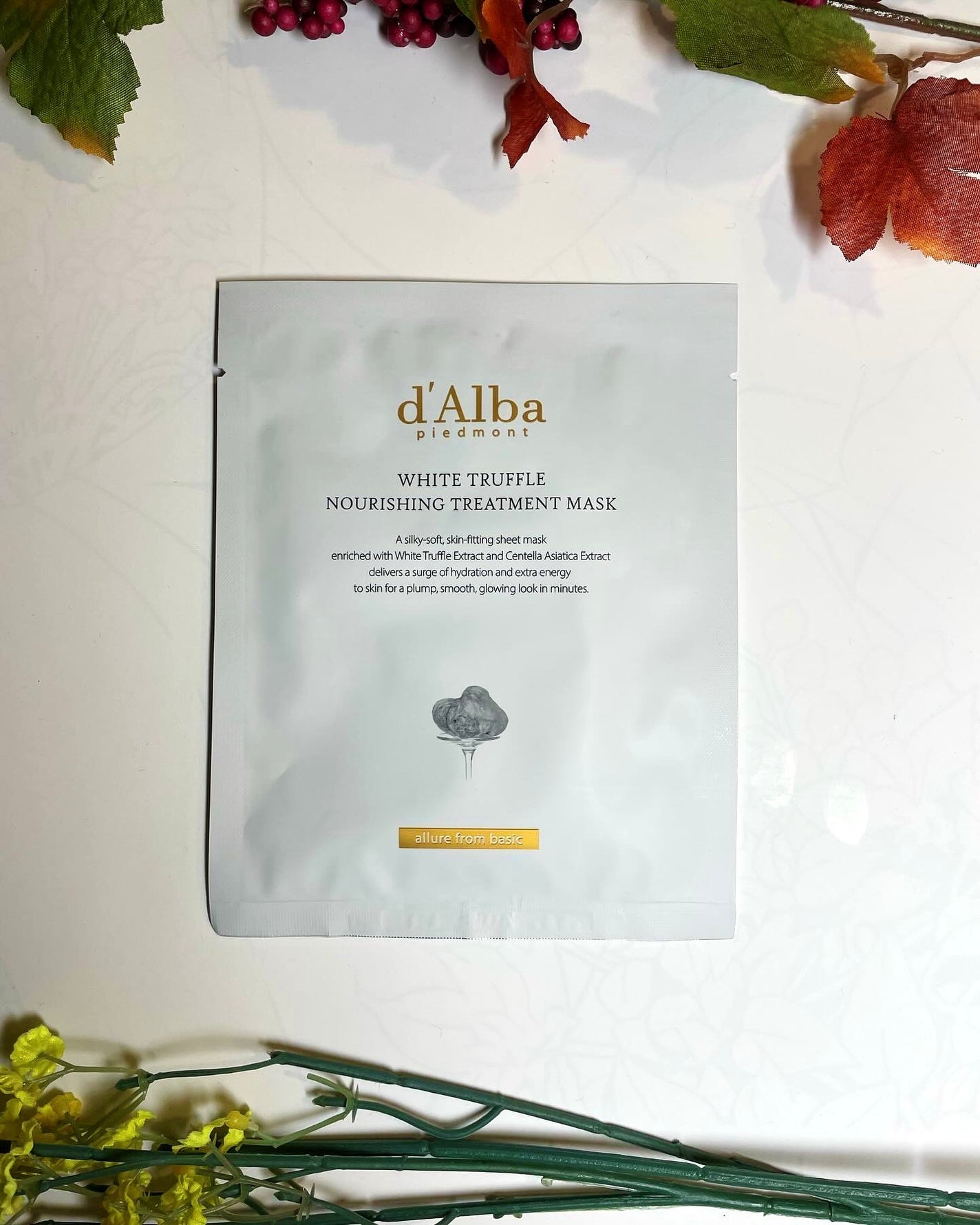 ホワイトトリュフナリシングトリートメントマスク/ダルバ/シートマスク・パックを使ったクチコミ(1枚目)