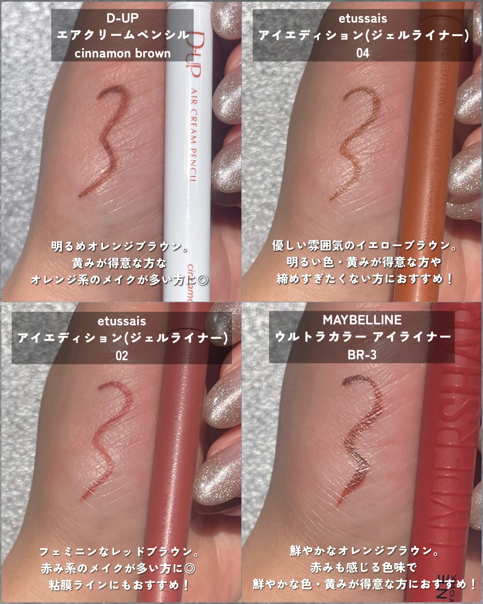 エテュセ ラスティング ジェルライナー/ettusais/ジェルアイライナーを使ったクチコミ（3枚目）