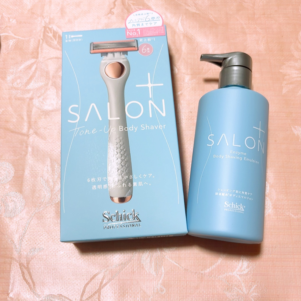 サロンプラス エンザイム ボディ シェービングエマルジョン/サロンプラス/ムダ毛ケアを使ったクチコミ（1枚目）