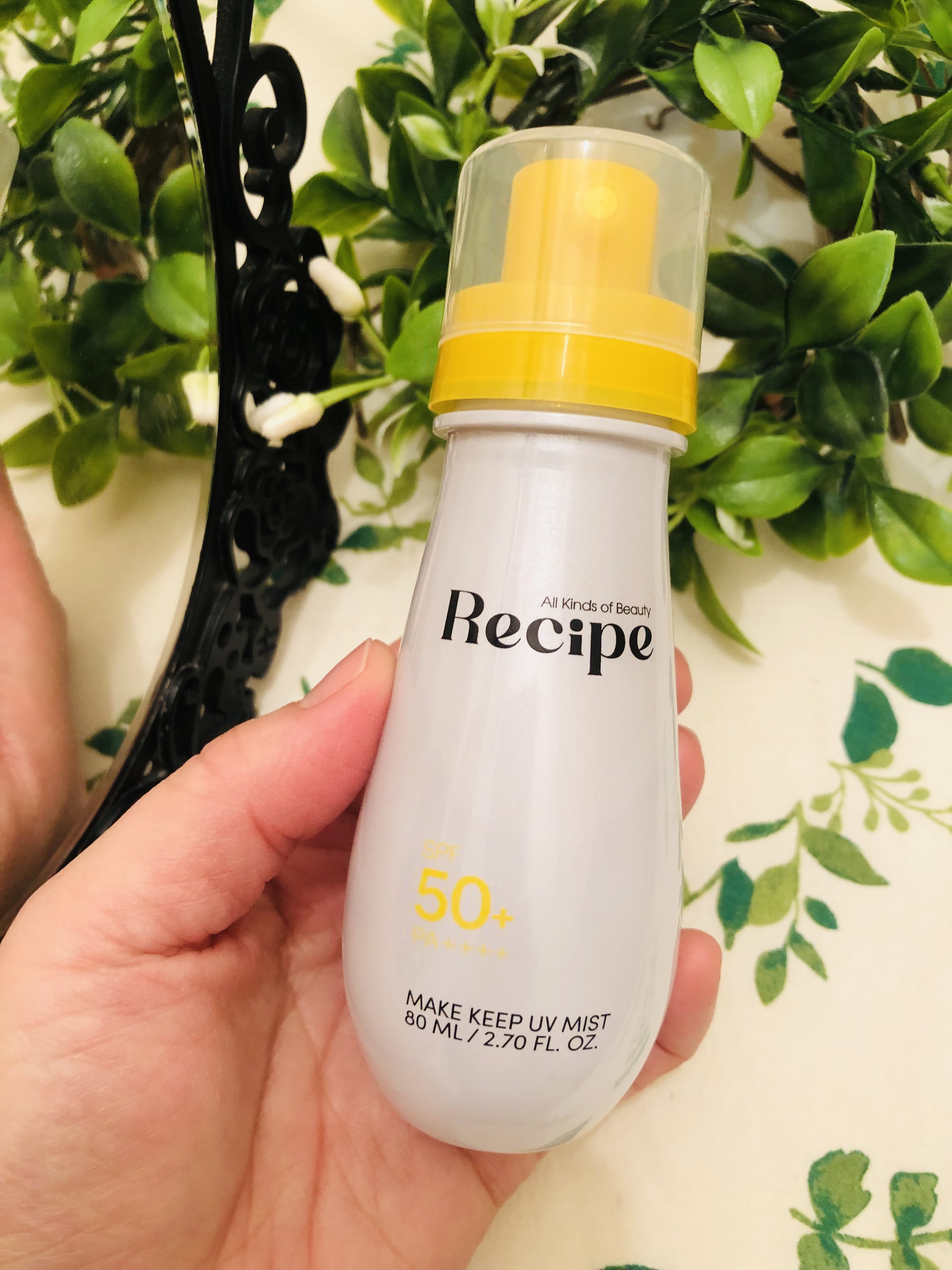 メイクキープUVミスト/Recipe/日焼け止めミスト・スプレーを使ったクチコミ（1枚目）