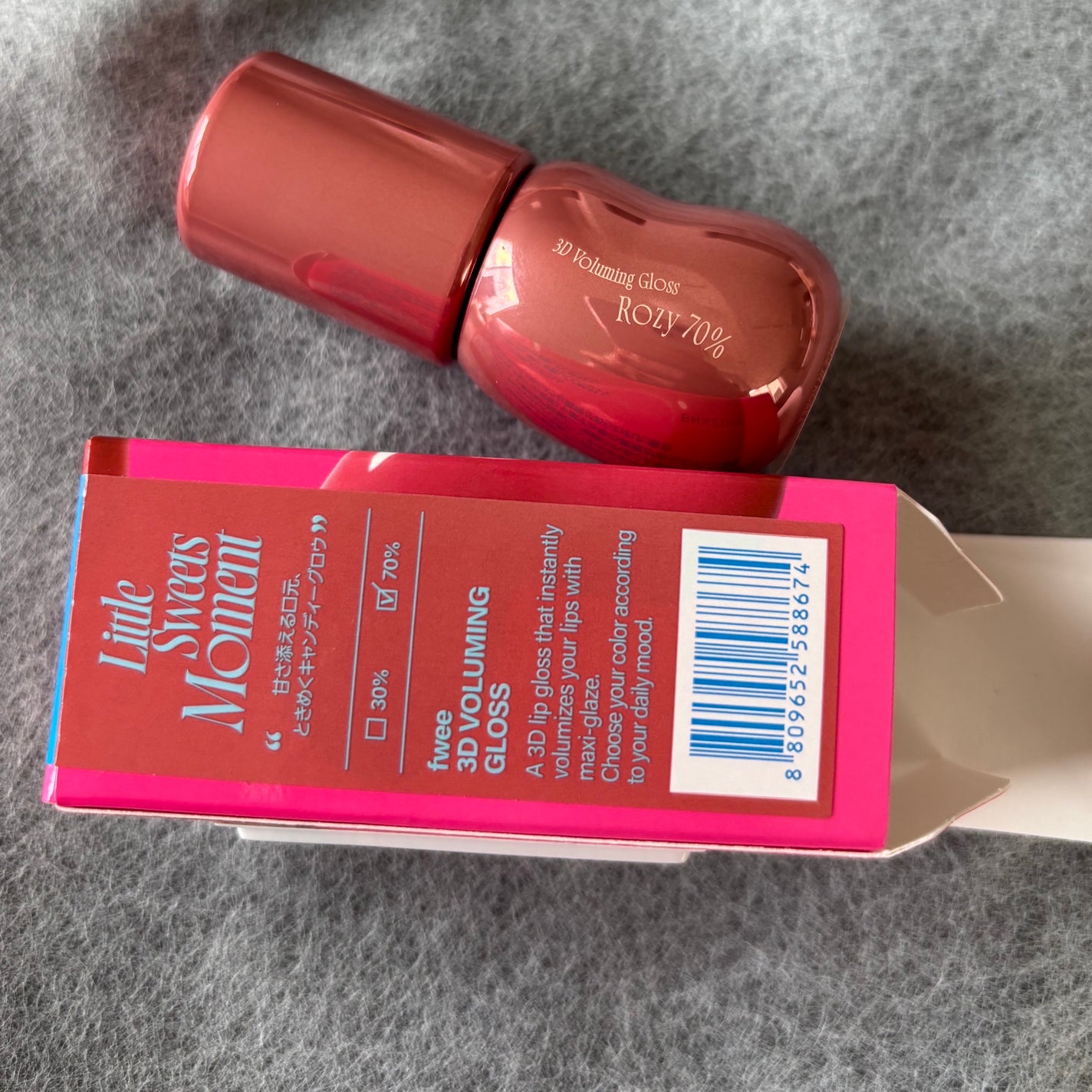 フィー 3Dボリューミンググロス/fwee/リップグロスを使ったクチコミ(2枚目)