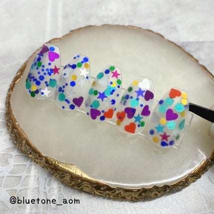 ⋆͛🦖⋆͛aomi on LIPS 「ホログラム×マットポップなホログラムもマットにするとまたちょっ..」(4枚目)