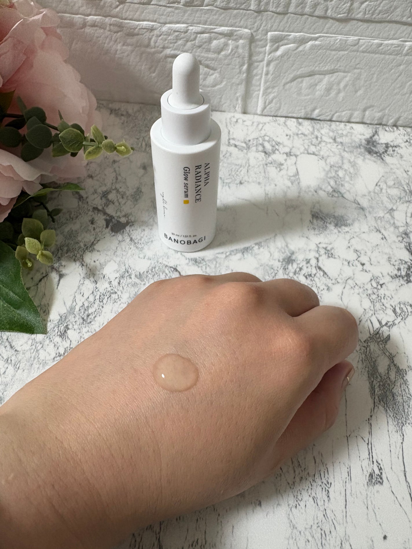 アルファラディアンスグローセラム/BANOBAGI/美容液を使ったクチコミ(4枚目)