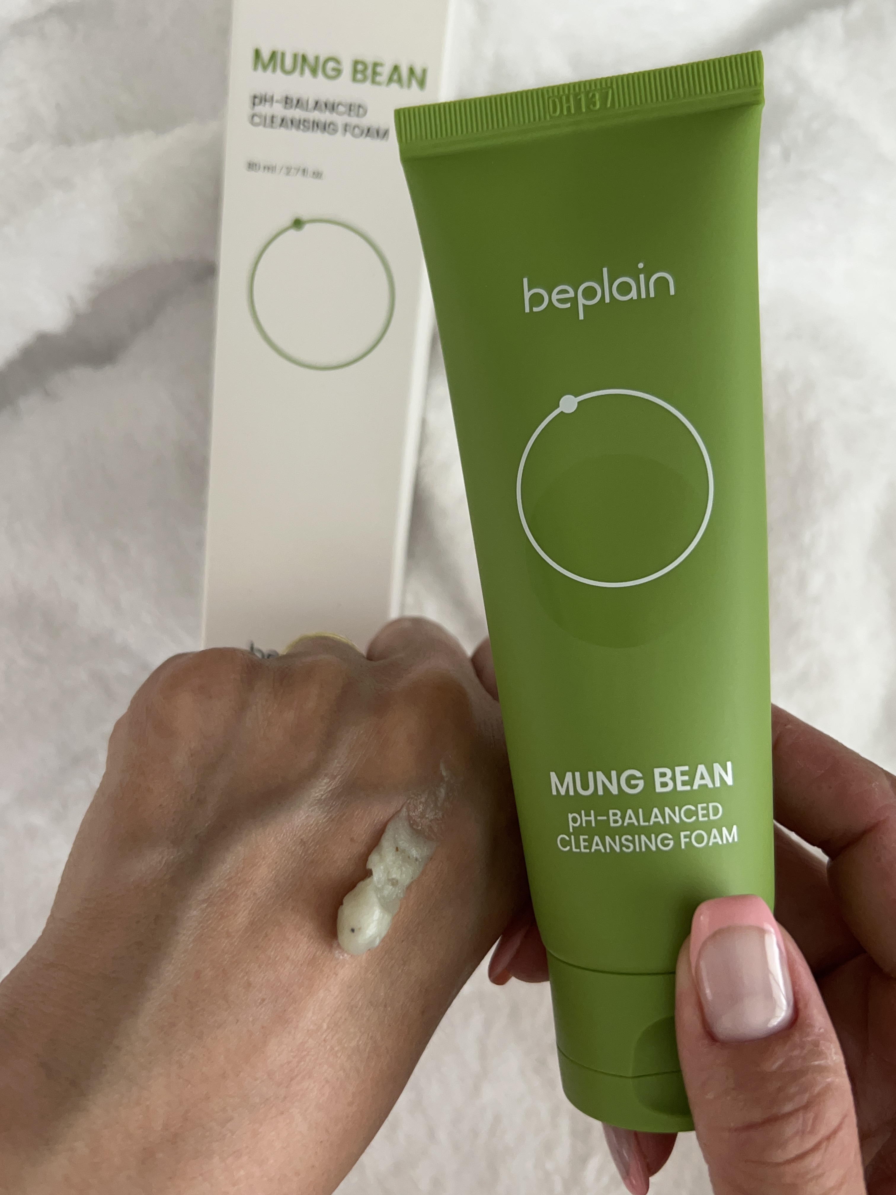 緑豆弱酸性洗顔フォーム/beplain/洗顔フォームを使ったクチコミ（2枚目）