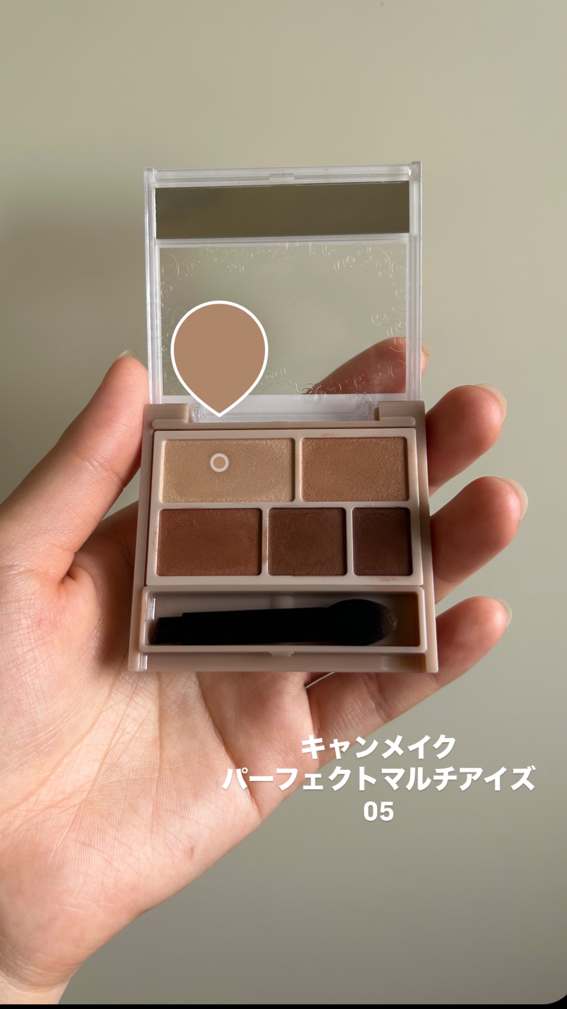パーフェクトマルチアイズ/キャンメイク/アイシャドウパレットを使ったクチコミ（1枚目）