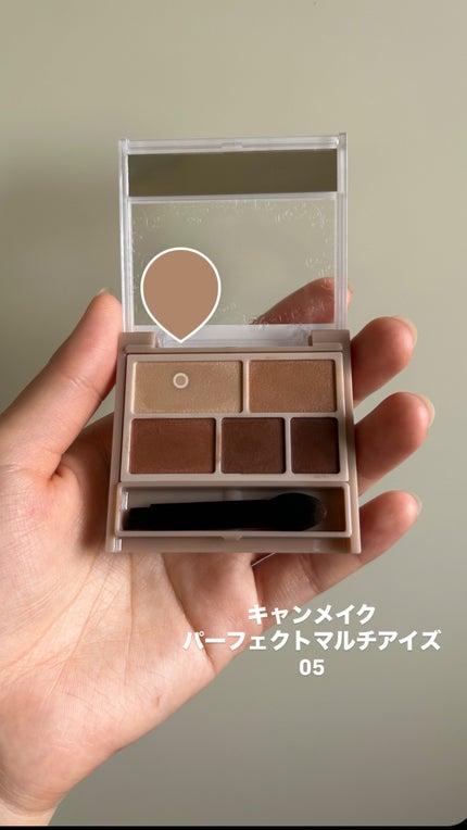 パーフェクトマルチアイズ/キャンメイク/アイシャドウパレットを使ったクチコミ(1枚目)