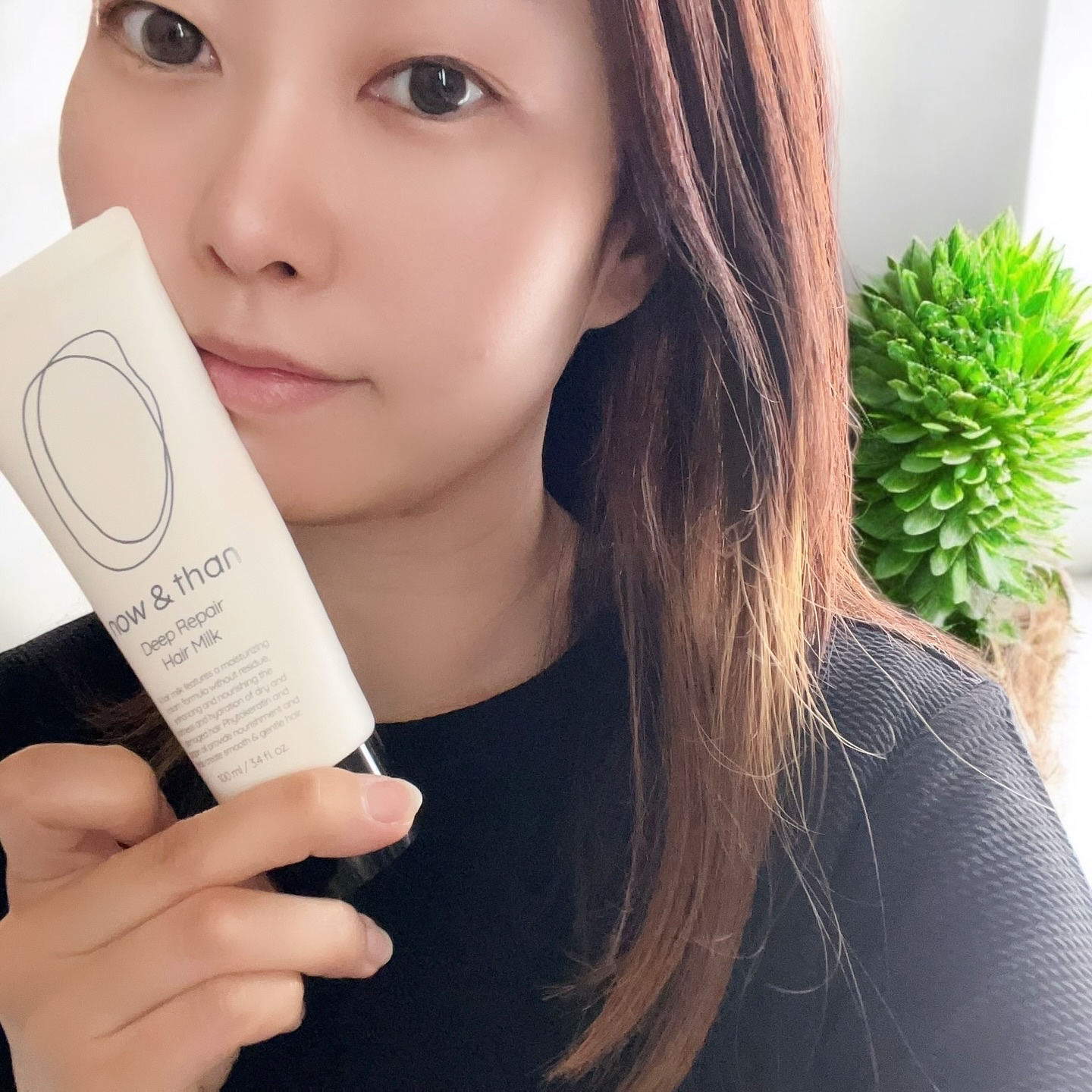 ディープリペアヘアミルク/now & than（ナウアンドダン）/ヘアミルクを使ったクチコミ（3枚目）