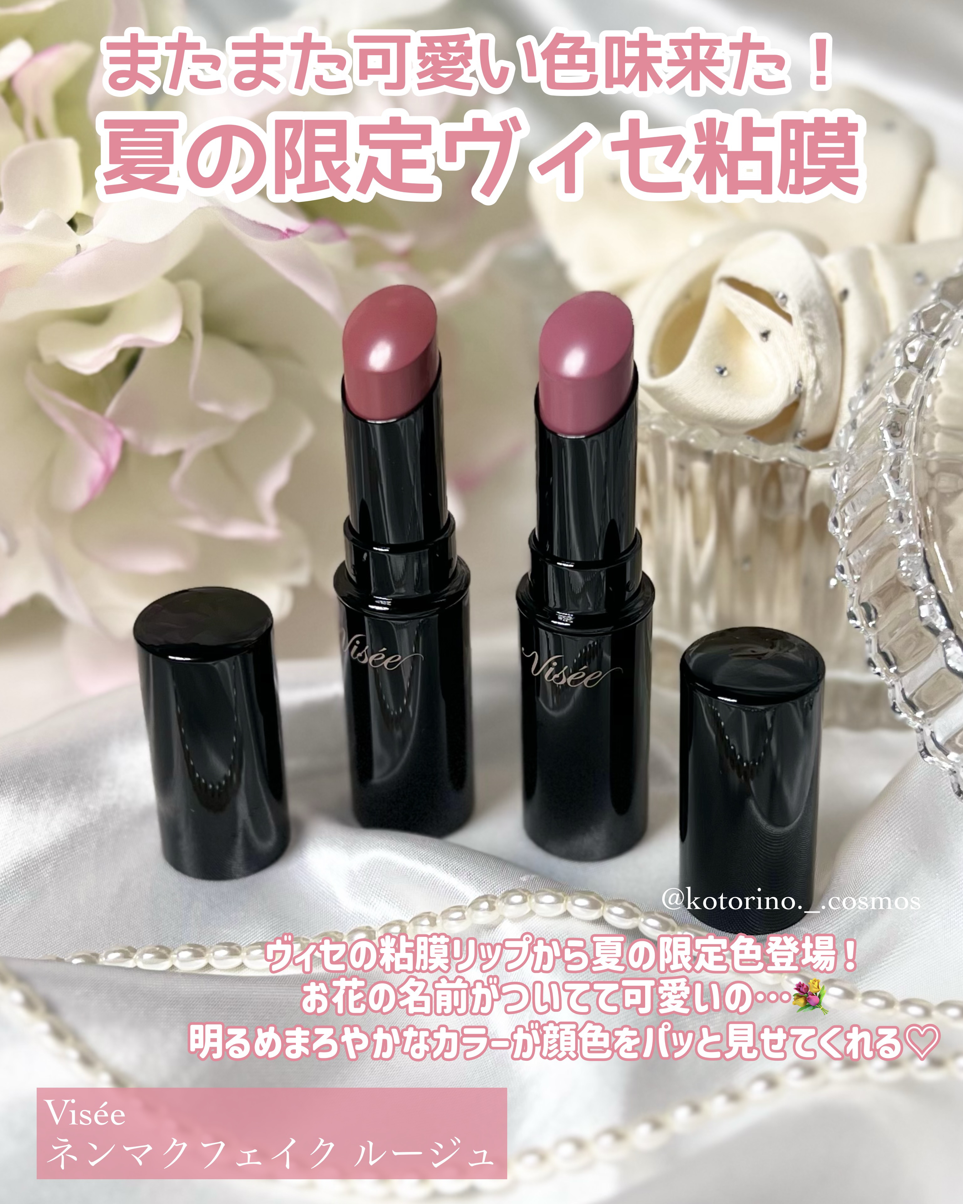 ネンマクフェイク ルージュ/Visée/口紅を使ったクチコミ（2枚目）